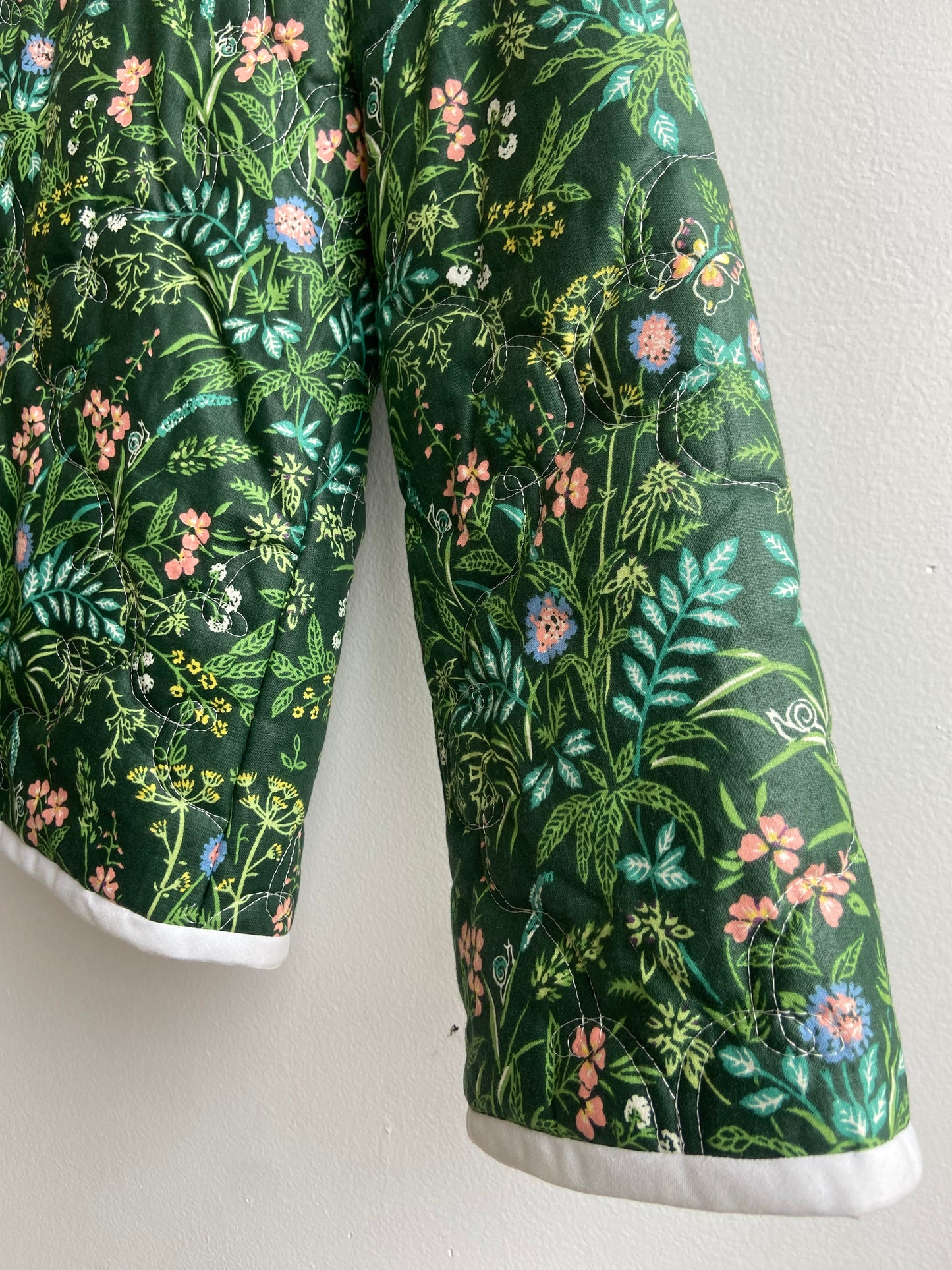 Green garden quilted jacket SS 1