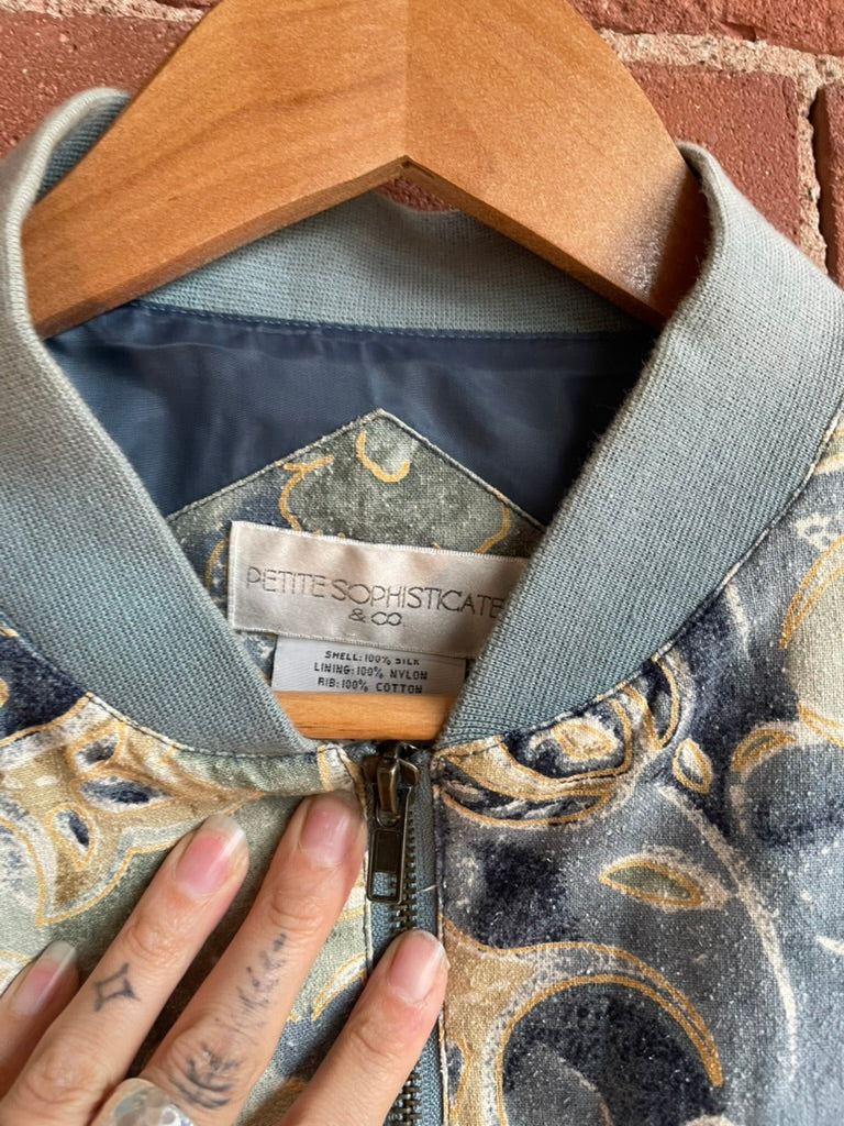 Vintage Silk Bomber SS1-2