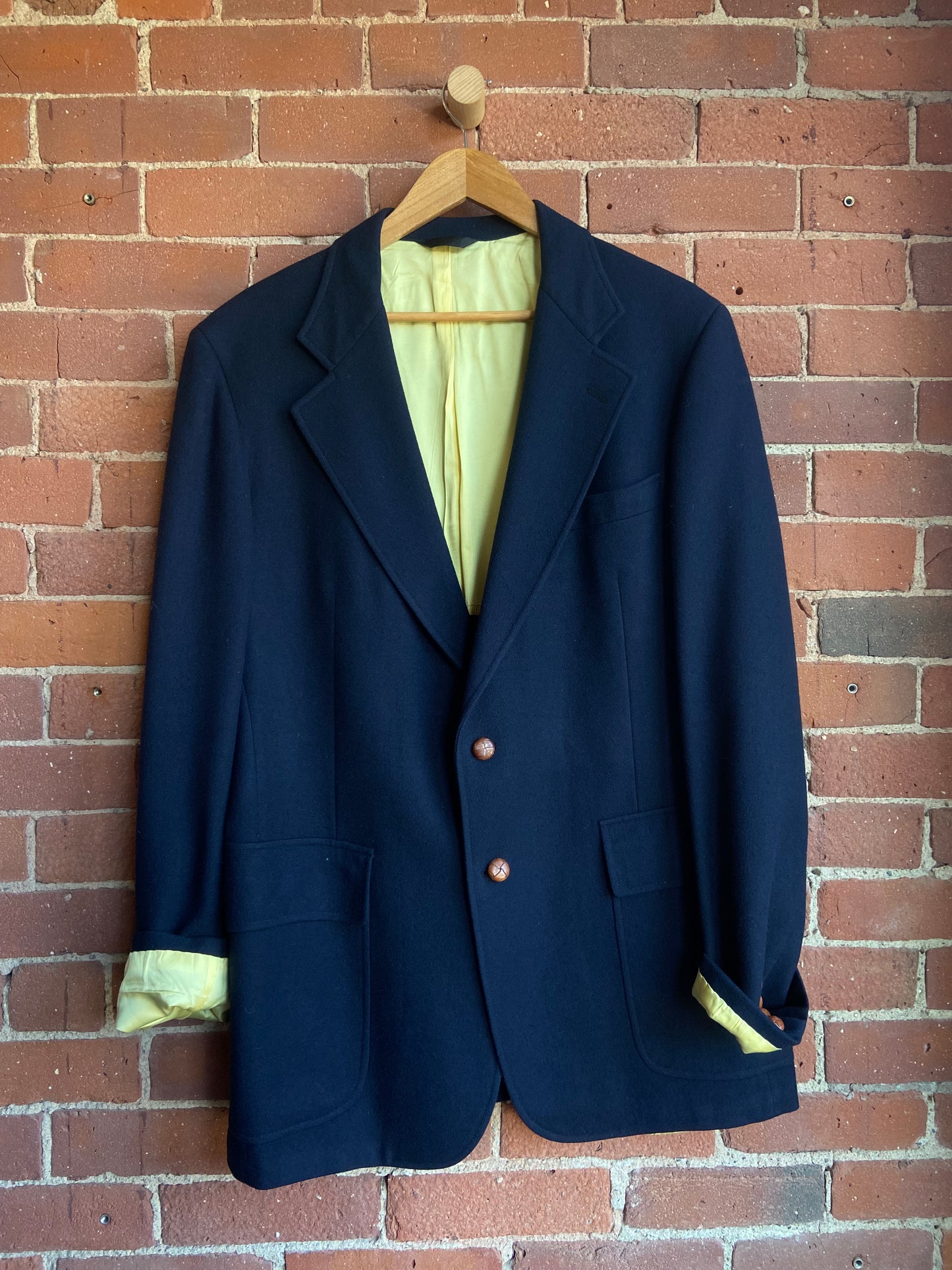 Navy wool blazer SS 2 (Now $37)