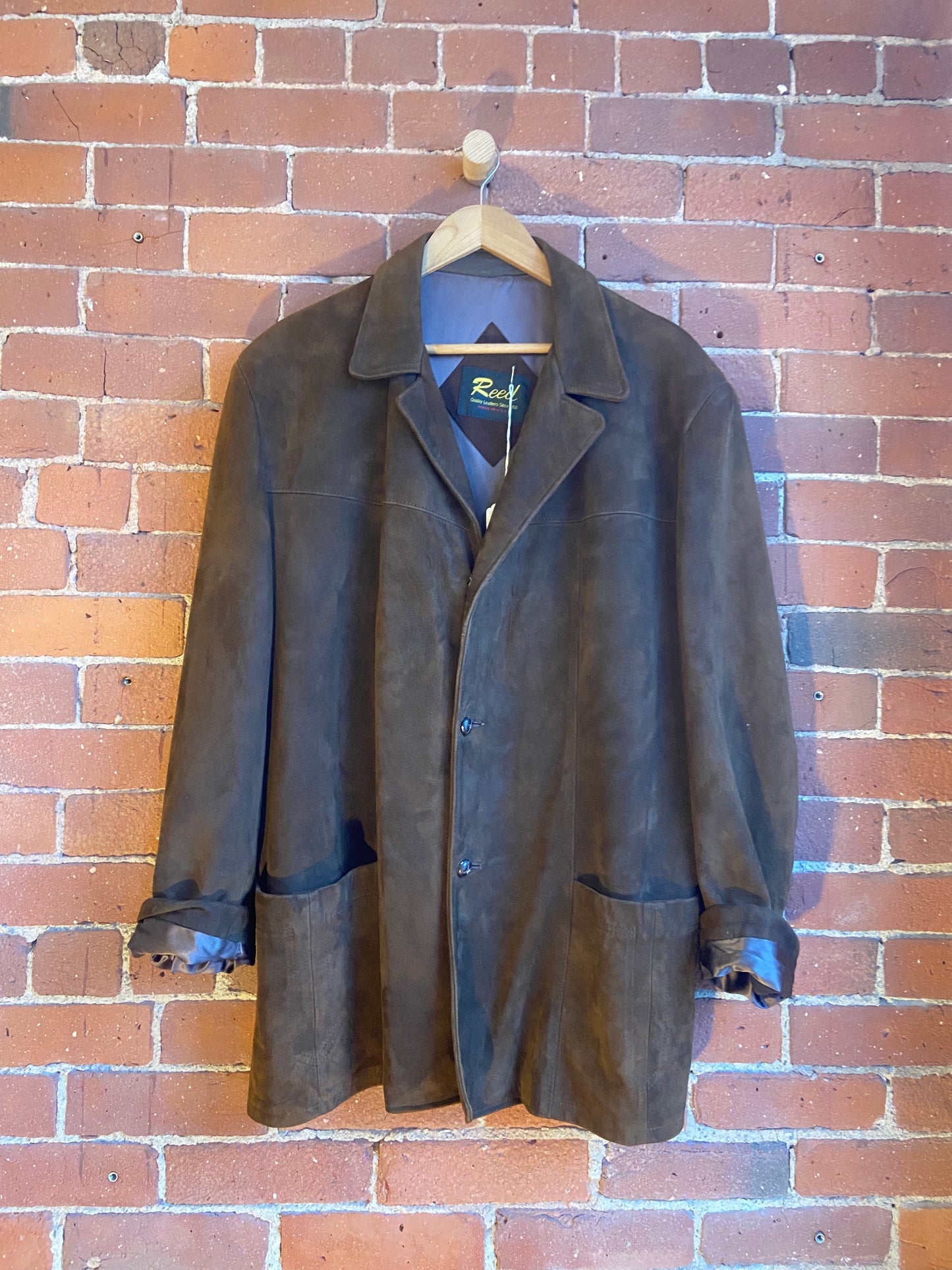 Beautiful brown suede jacket SS. 2-3 (Now $92)