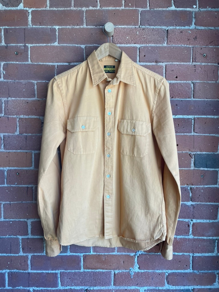 Vintage Levi's Button Down Orange SS1