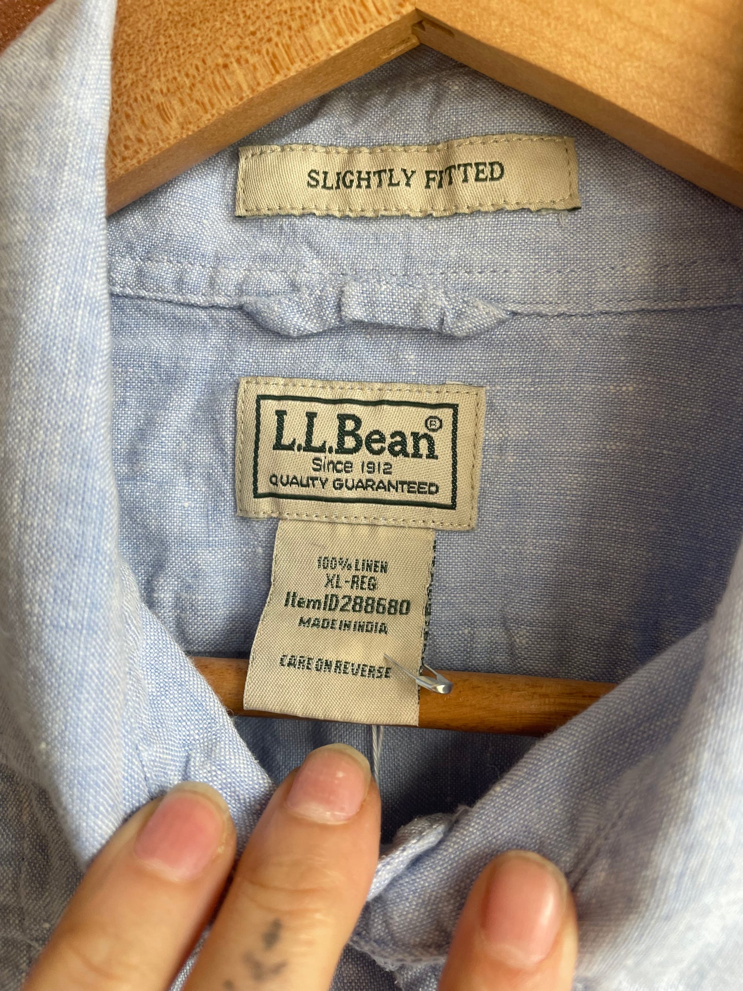 ‘Bean Linen Button Down