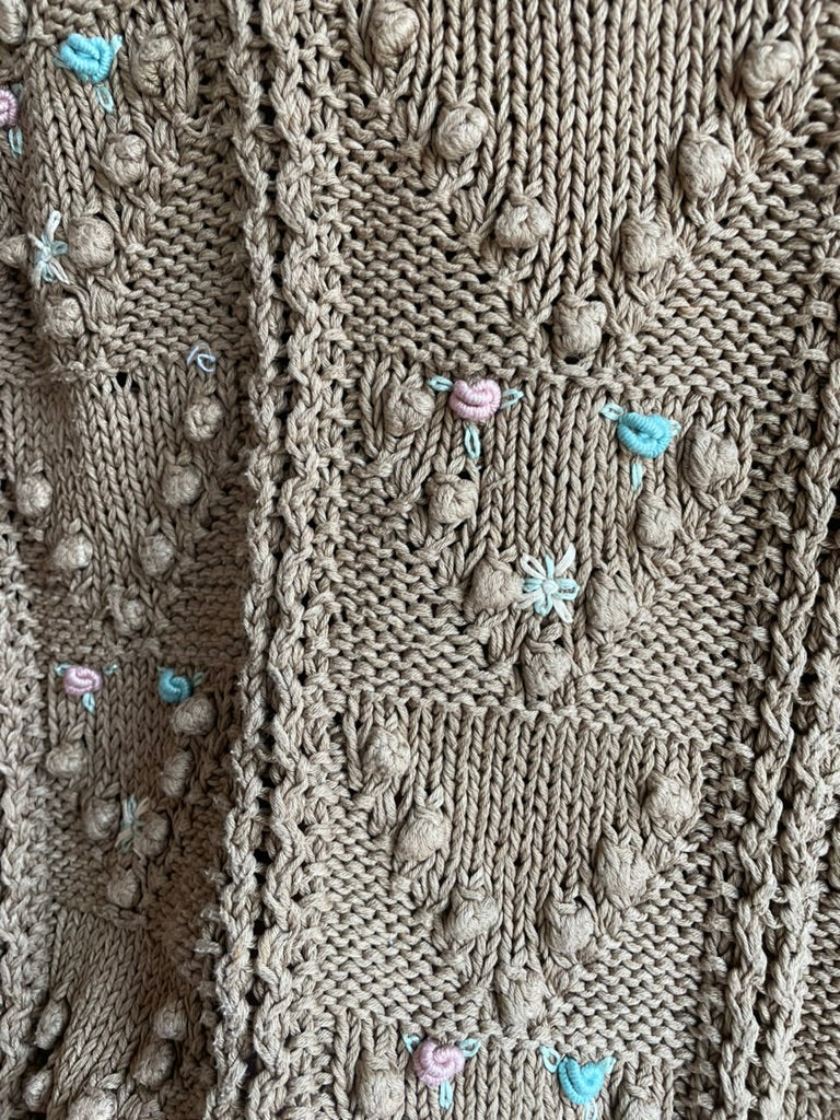 Vintage Crochet Short Sleeve Top SS1
