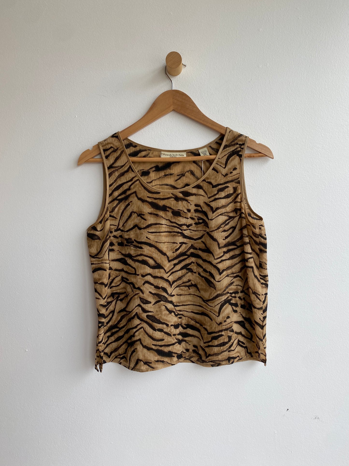 Silk Animal Print Tank SS1-2