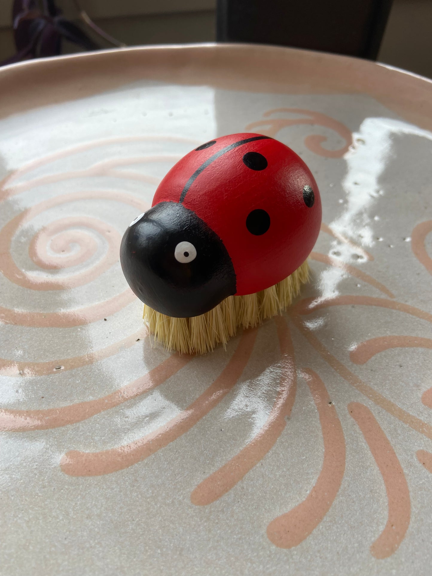 Ladybug scrubber brush