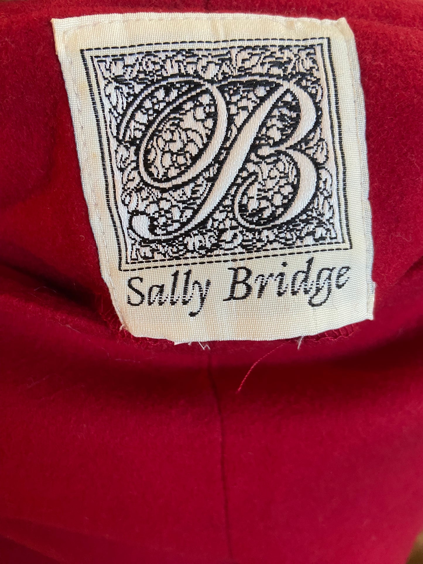 Red wool sailor trousers SS 2