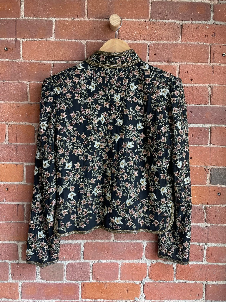 Vintage Silk Beaded Jacket SS1