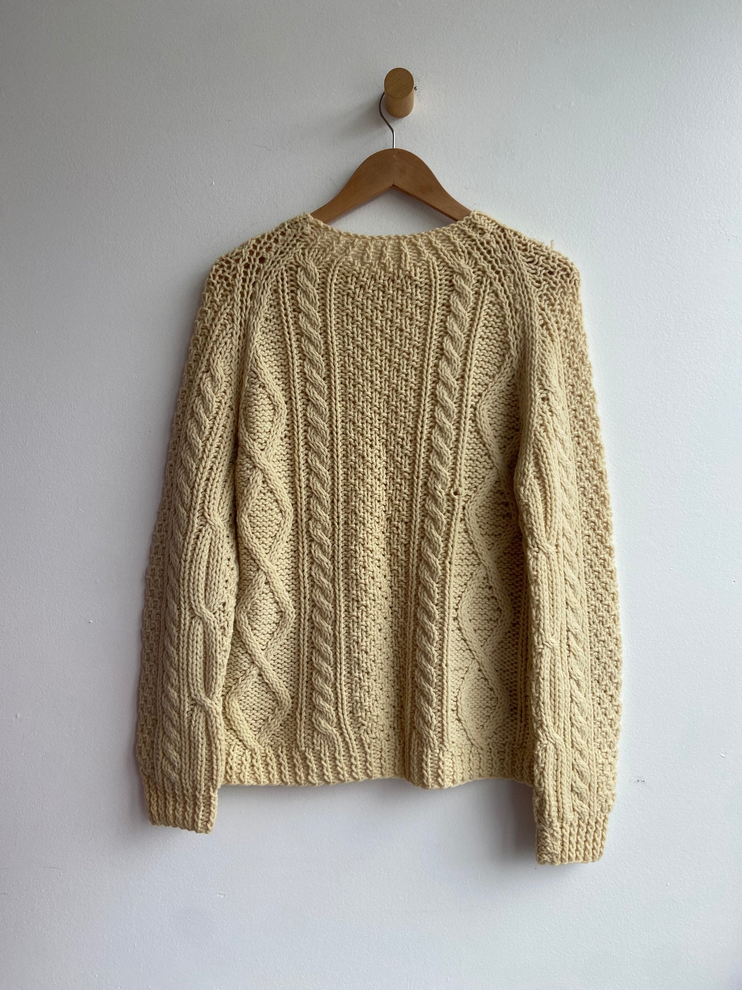 Off-white Italian Wool Cable knit Sweater SS1-2