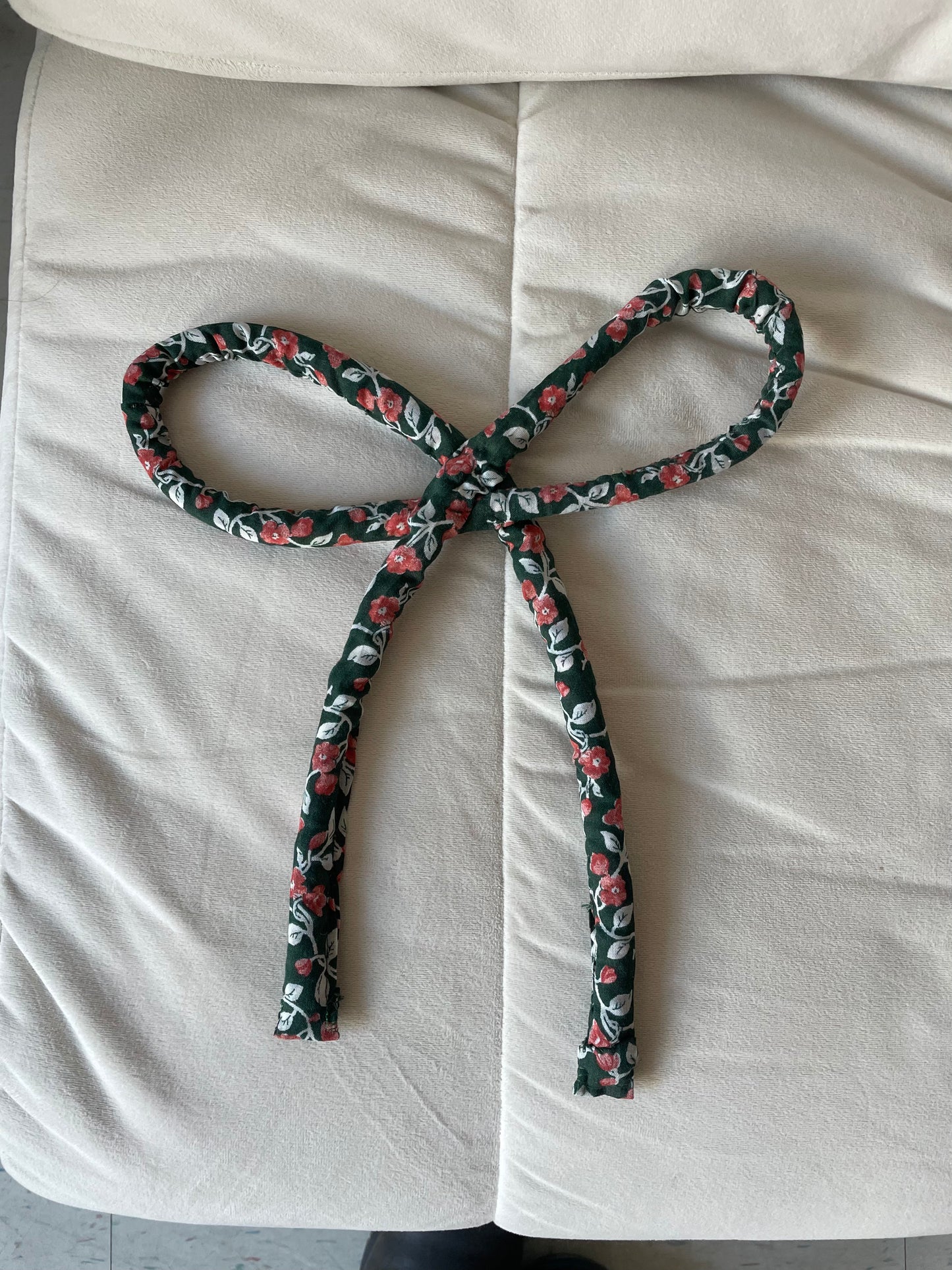 Jess Feury stuffed bow pin