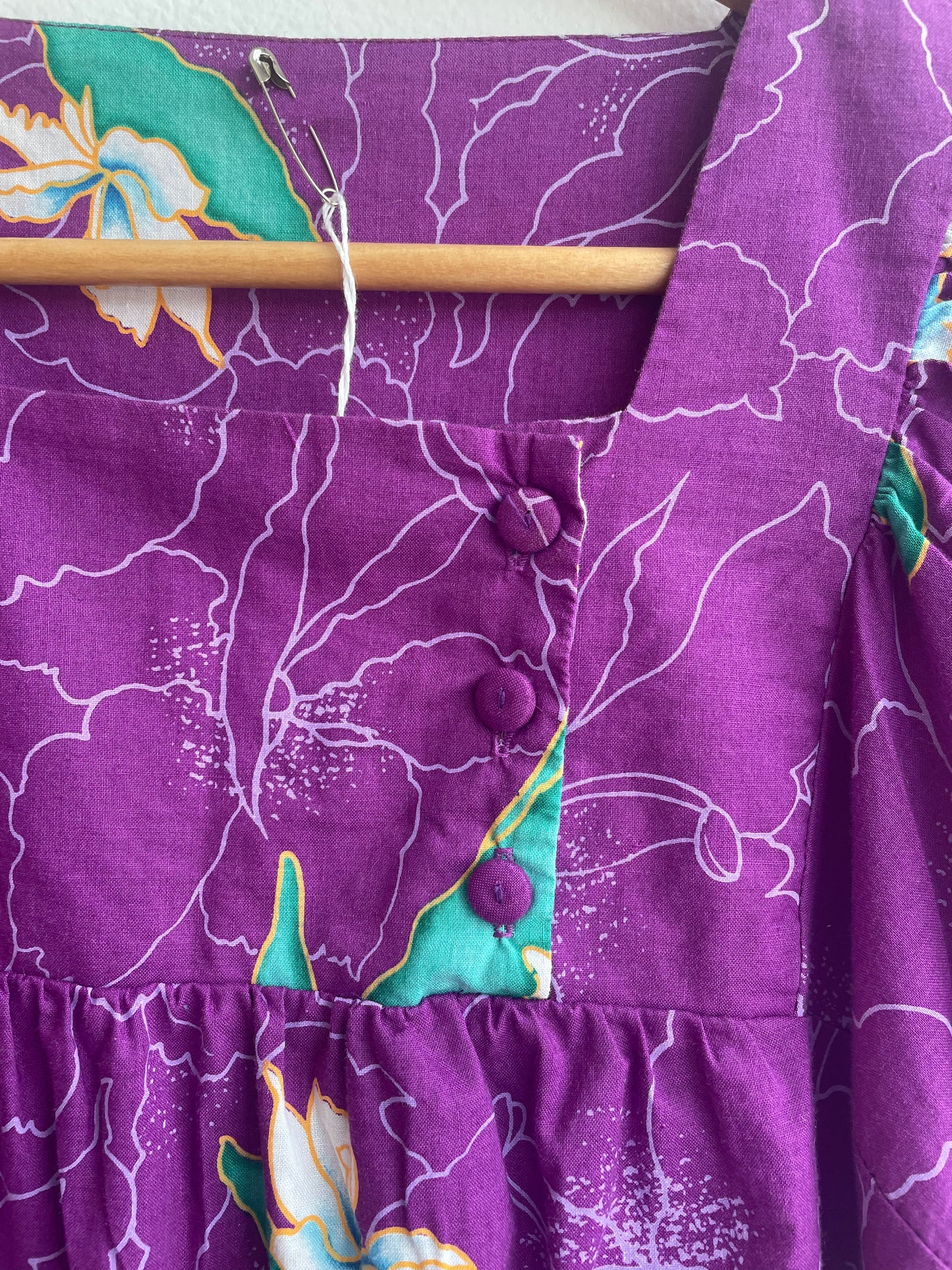 Purple cotton frock