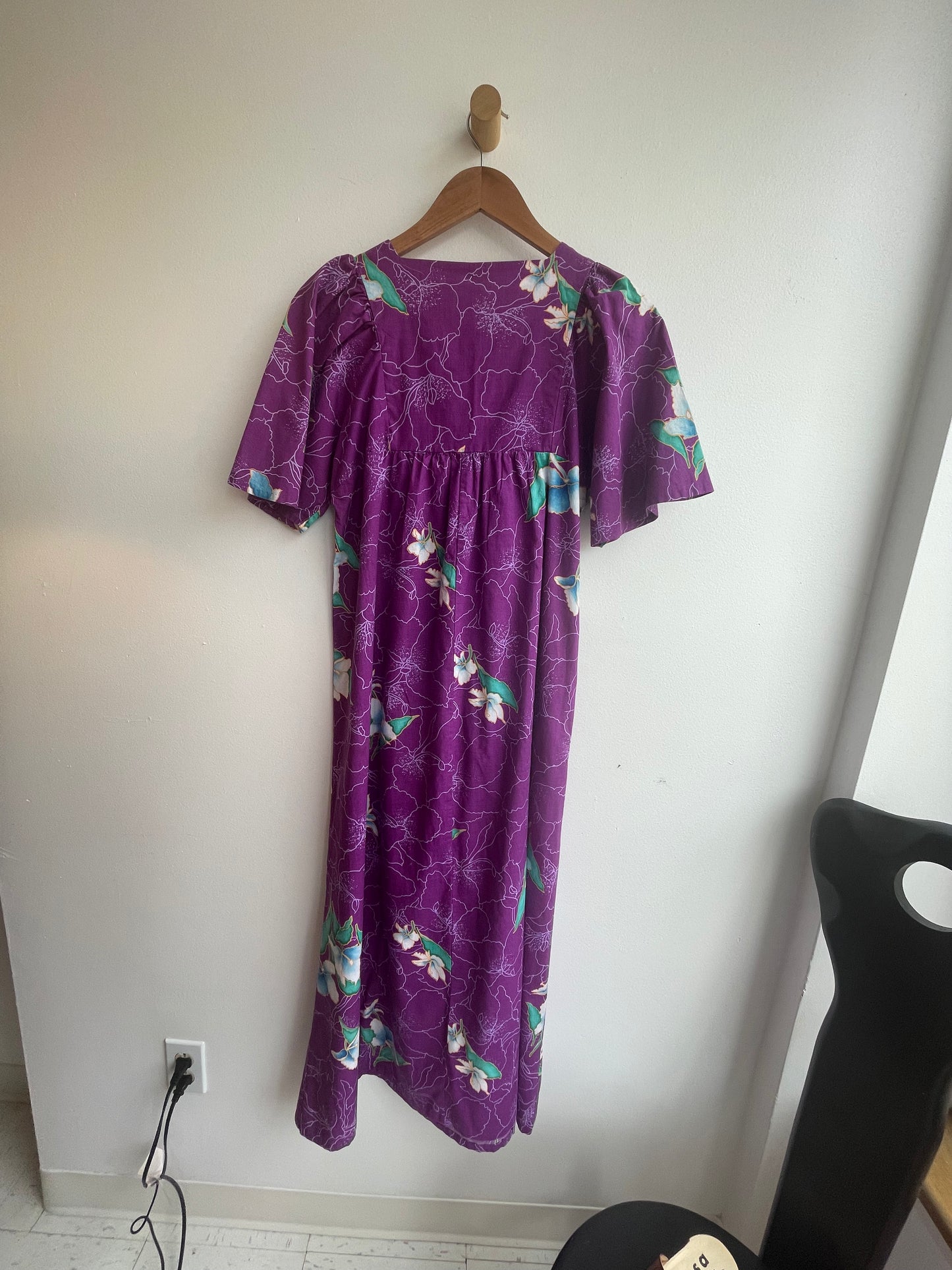 Purple cotton frock