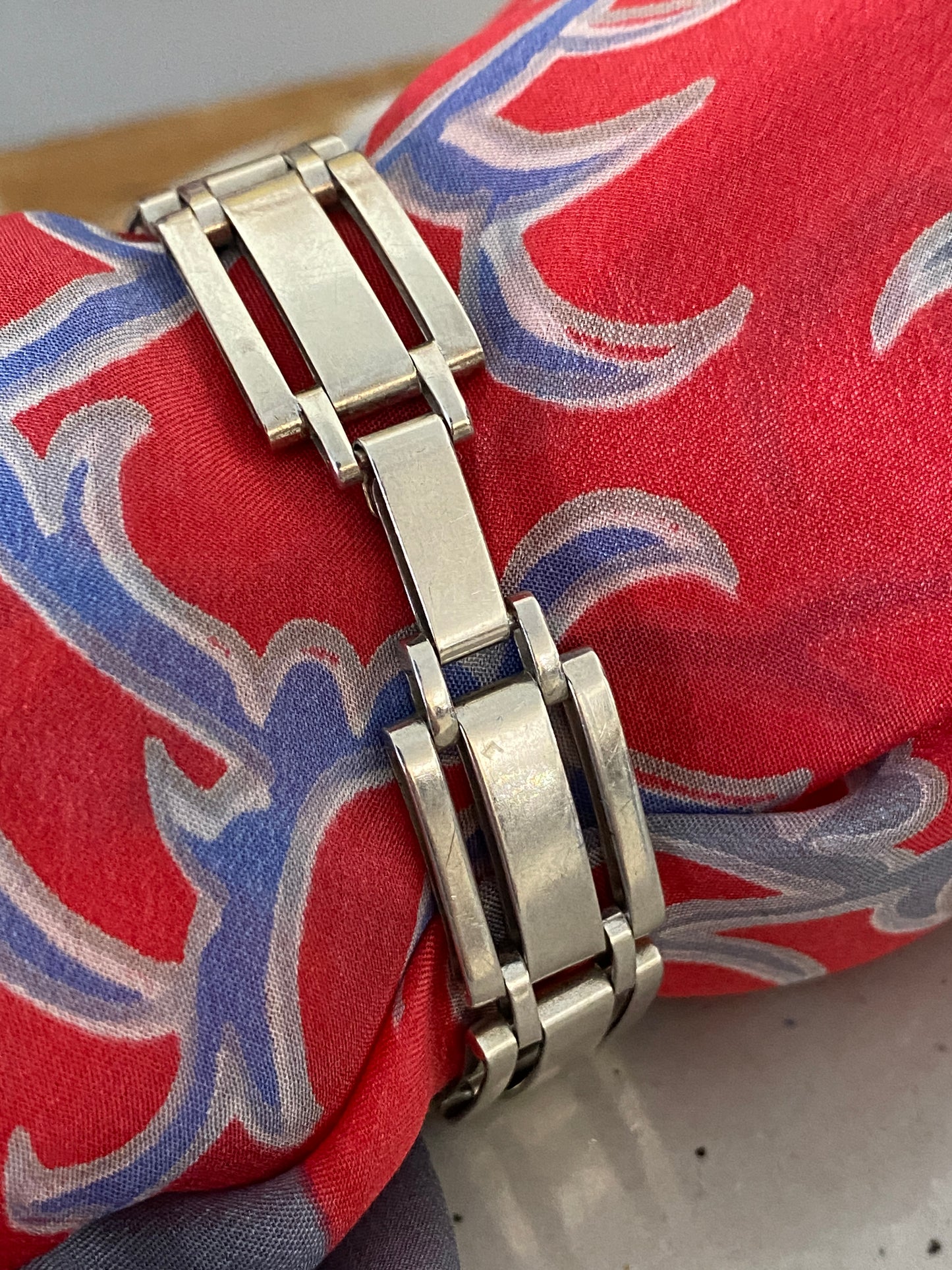 Silver link bracelet