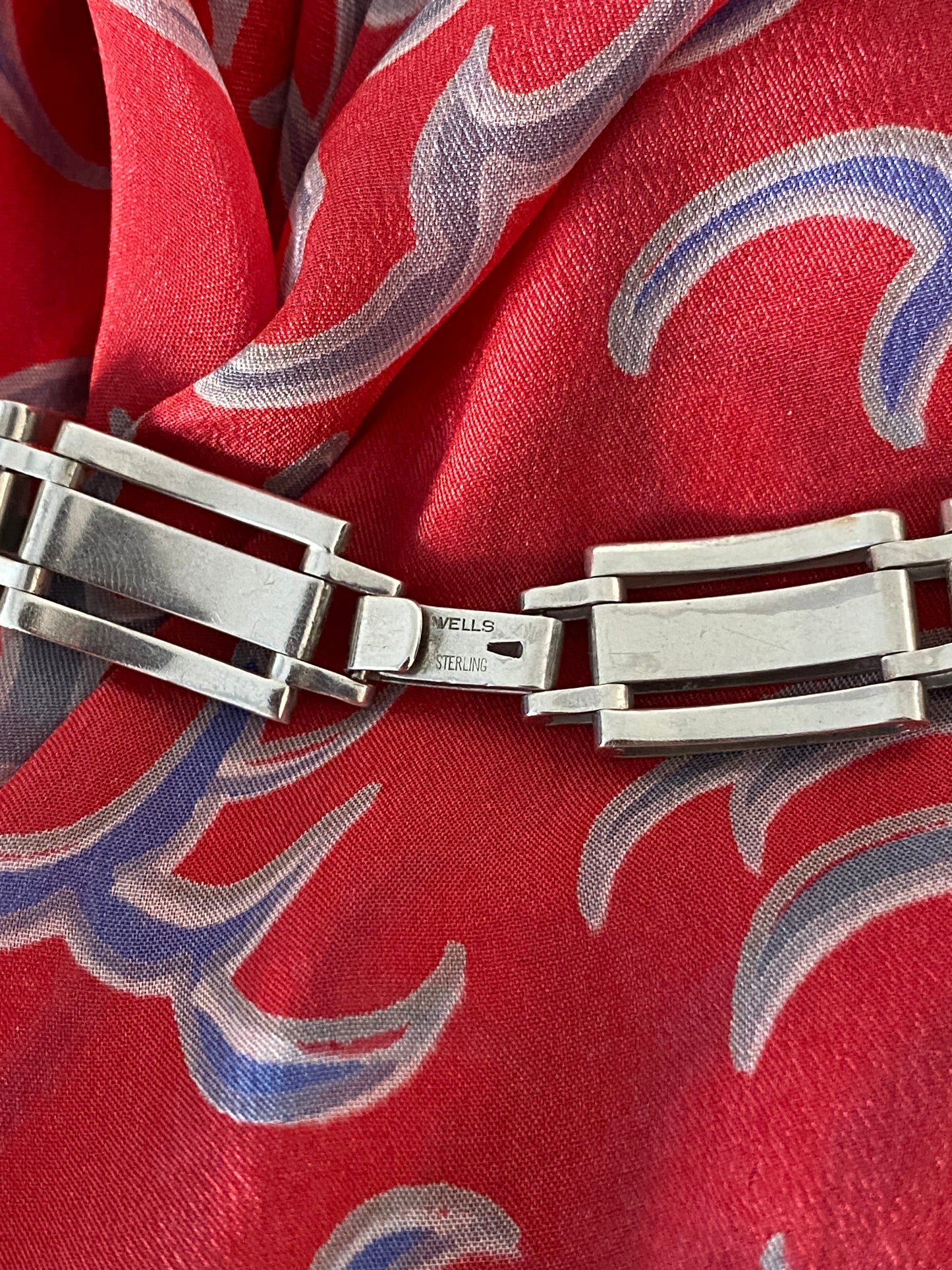 Silver link bracelet