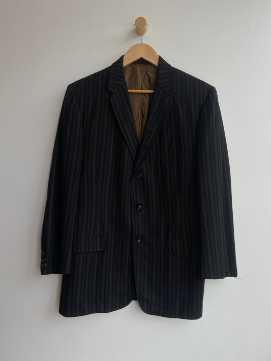 Vintage wool blazer multicolor stripe SS 1-2