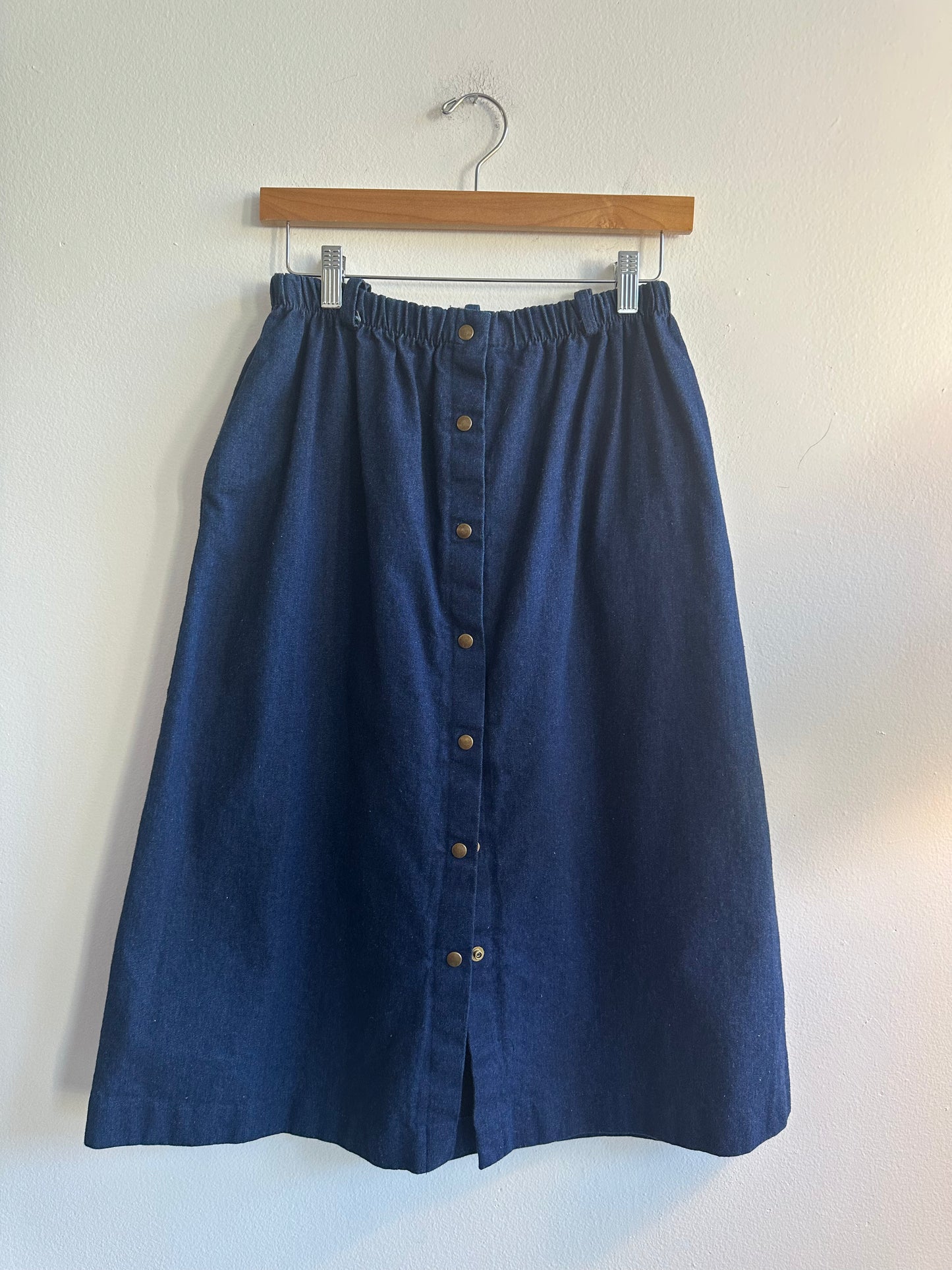 Denim Snap Skirt SS1-2