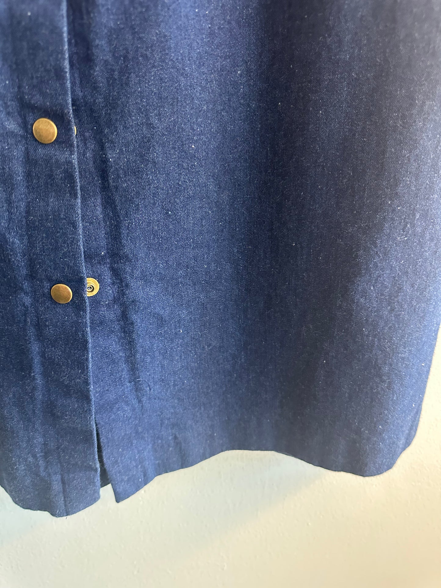 Denim Snap Skirt SS1-2