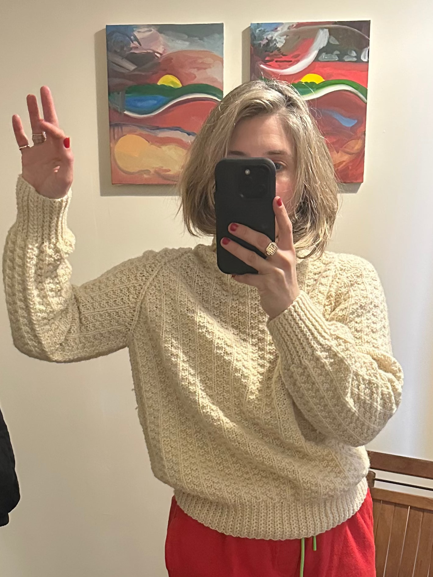 Vintage turtleneck fisherman's sweater SS 1-2
