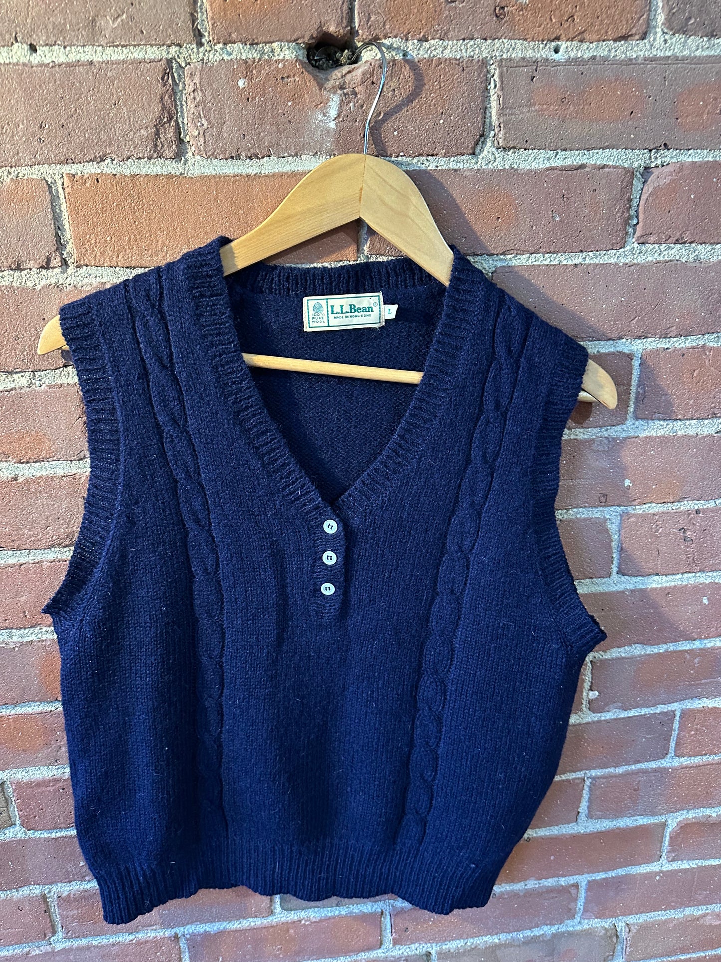 Vintage 'Bean navy vest SS 1-2