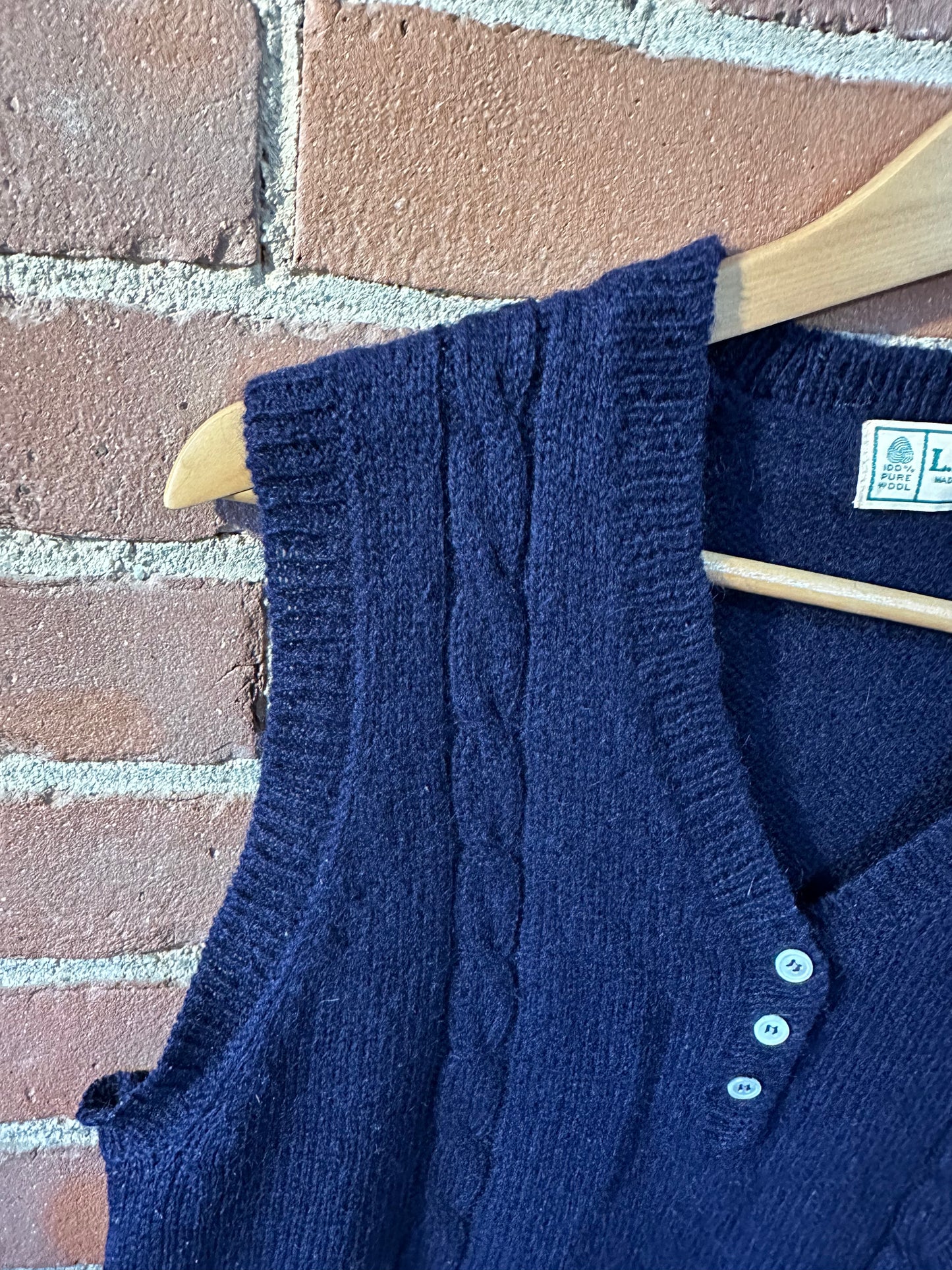 Vintage 'Bean navy vest SS 1-2