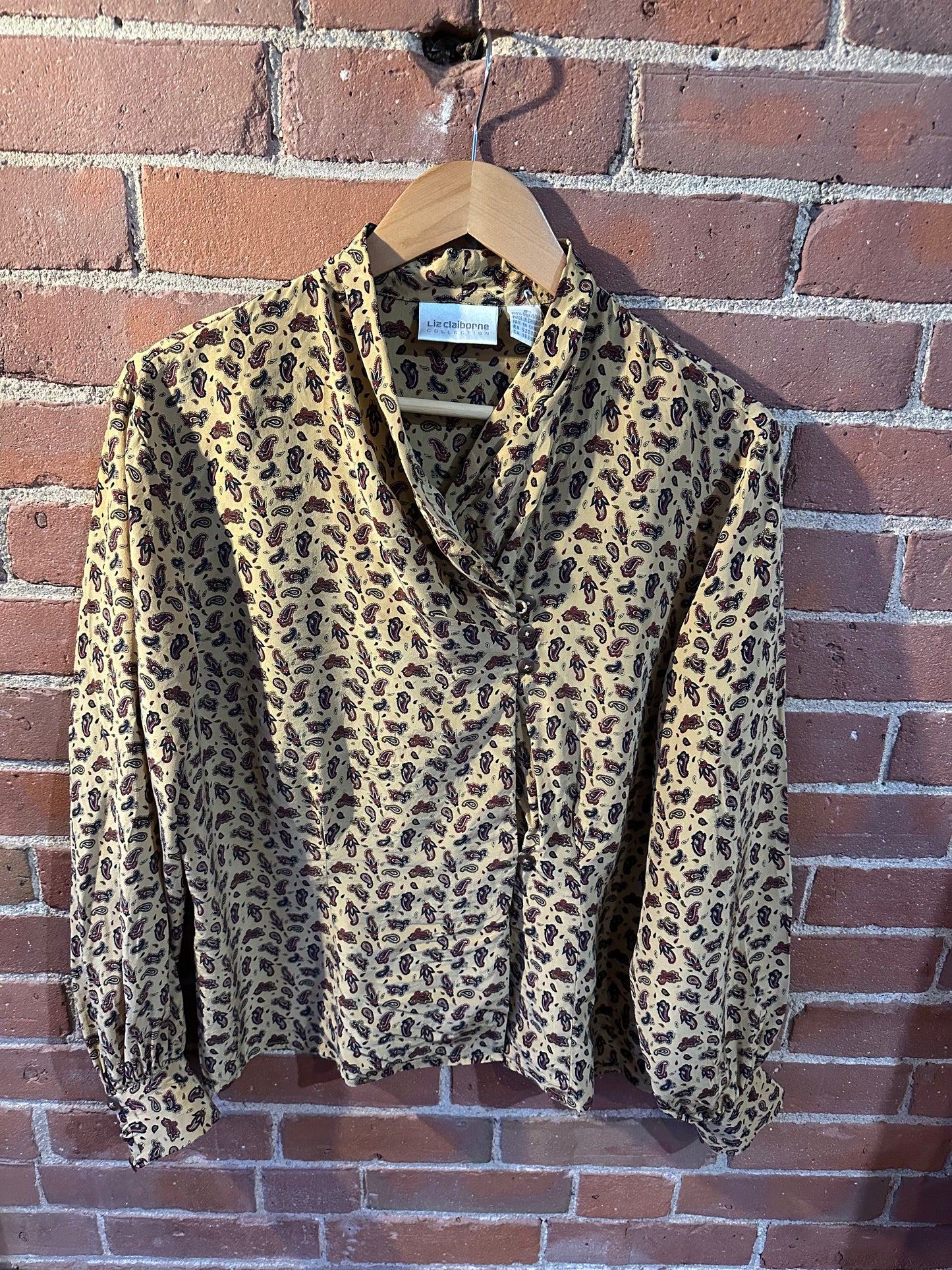 Silk paisley top SS 2