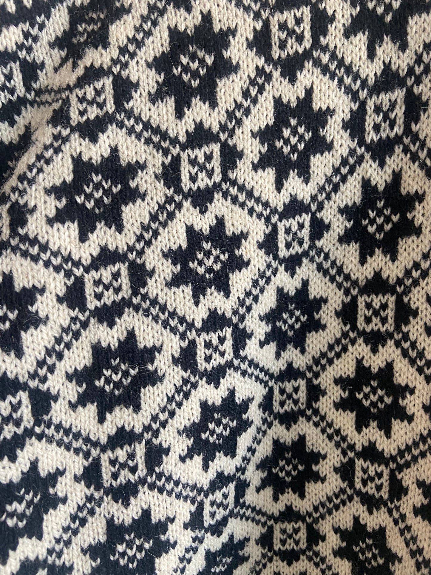 Fairisle Wool Button Cardigan Sweater SS 1-3