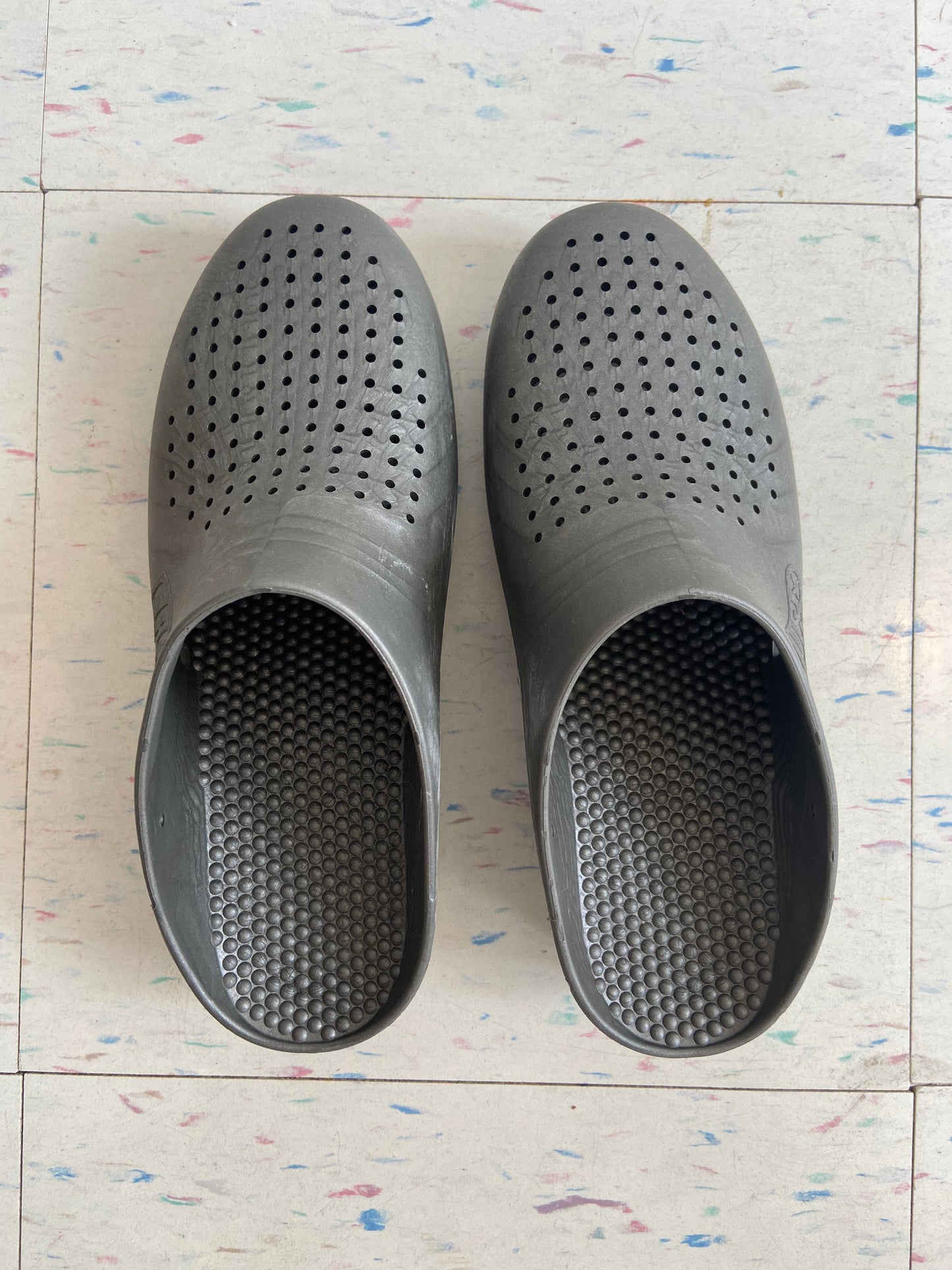 Calzuro Clog Silver Metallic