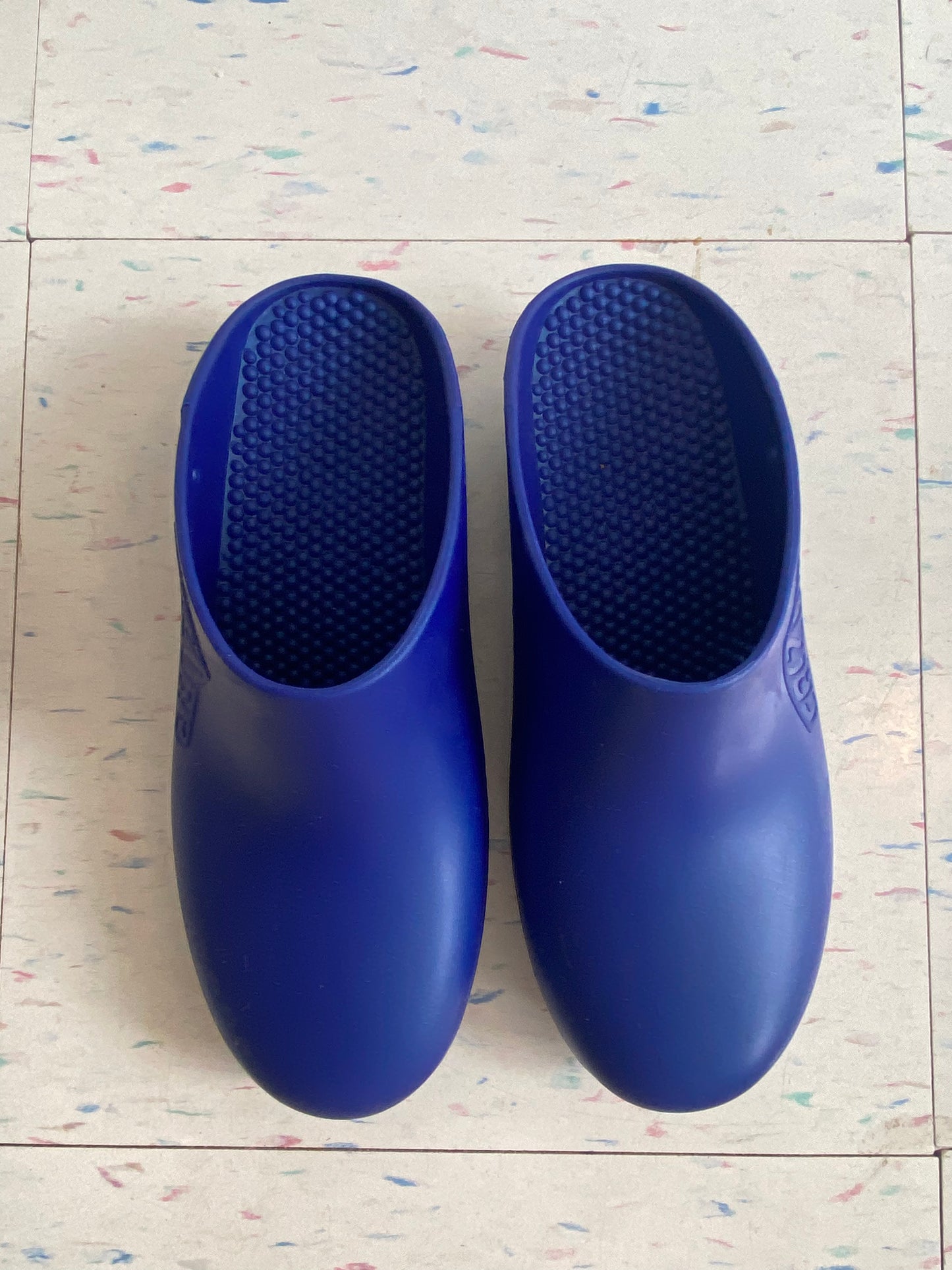 Calzuro Clog Metallic Blue