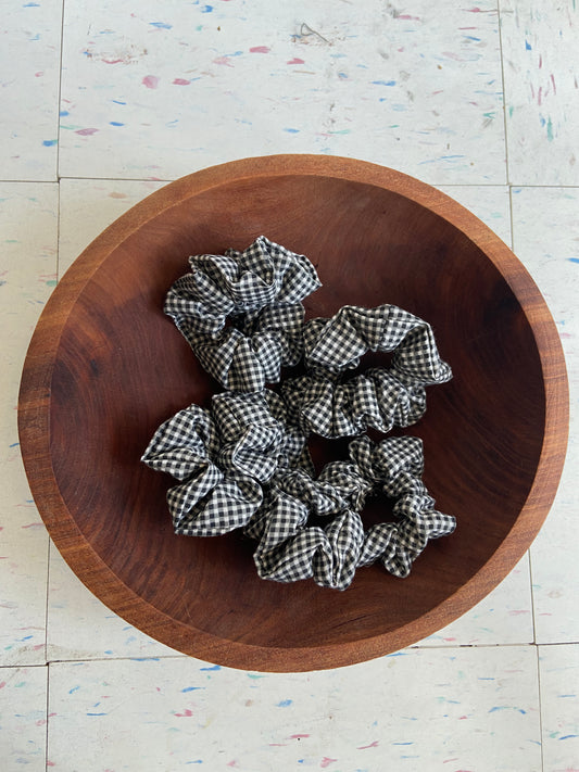 Secret Admirer gingham scrunchie