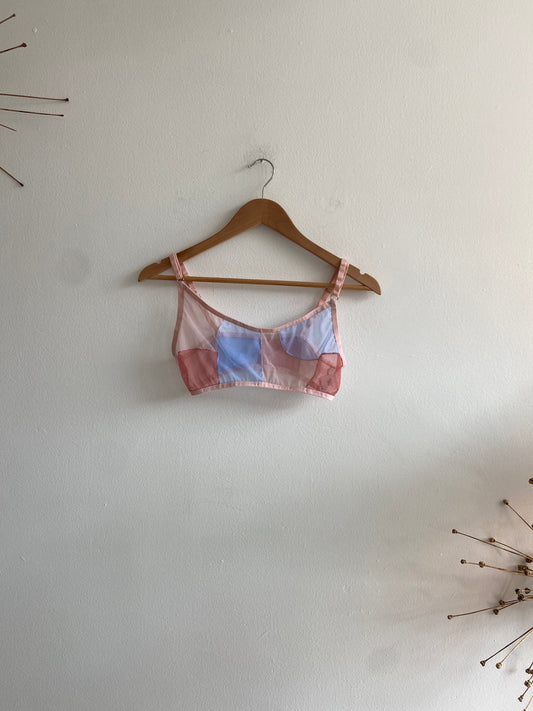 Elyse On Mars patchy bralette M