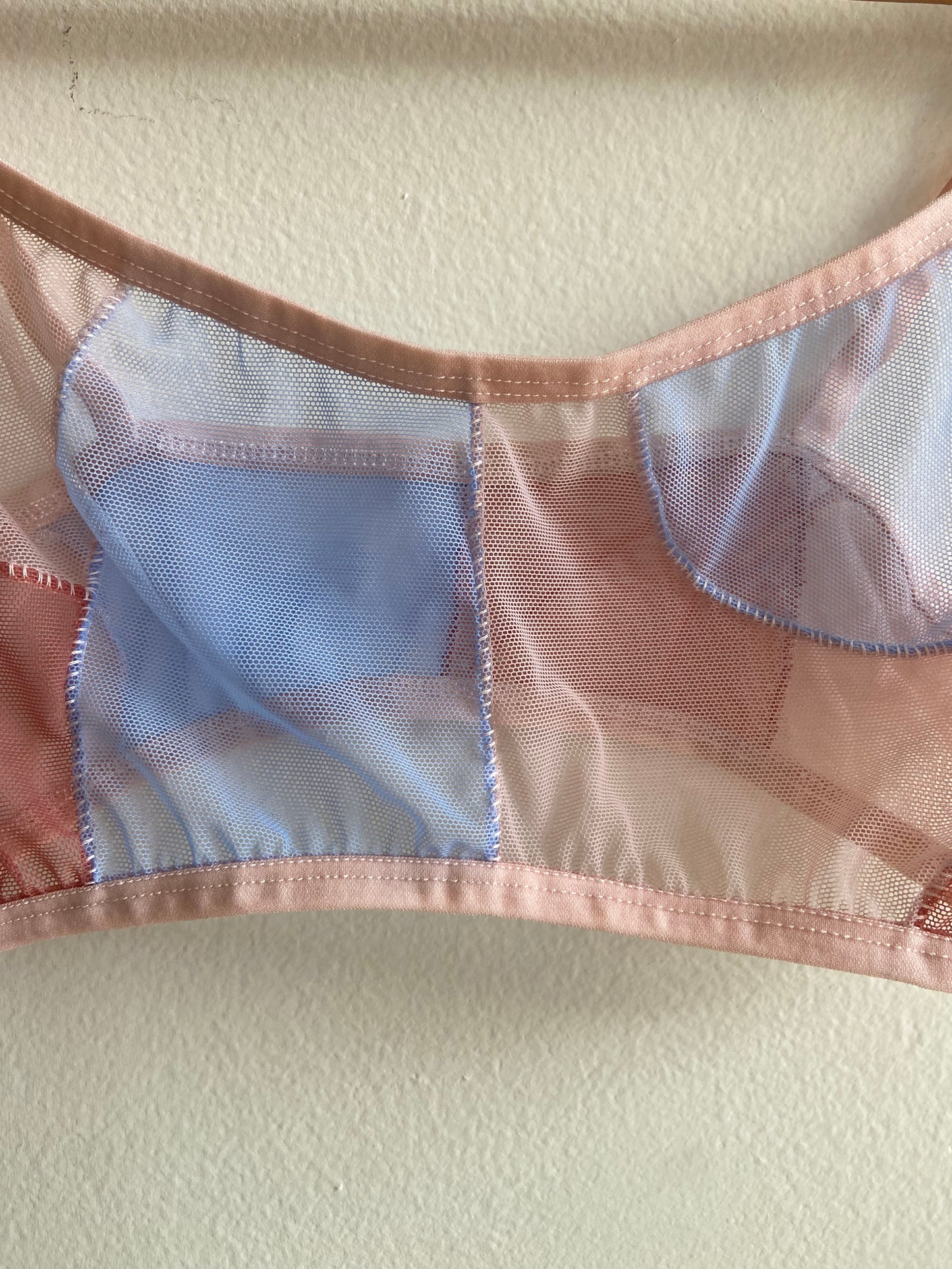 Elyse On Mars patchy bralette M