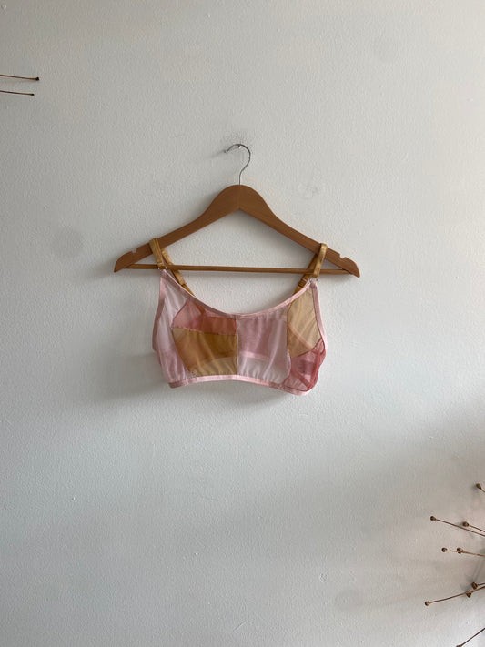 Elyse On Mars patchy bralette XL