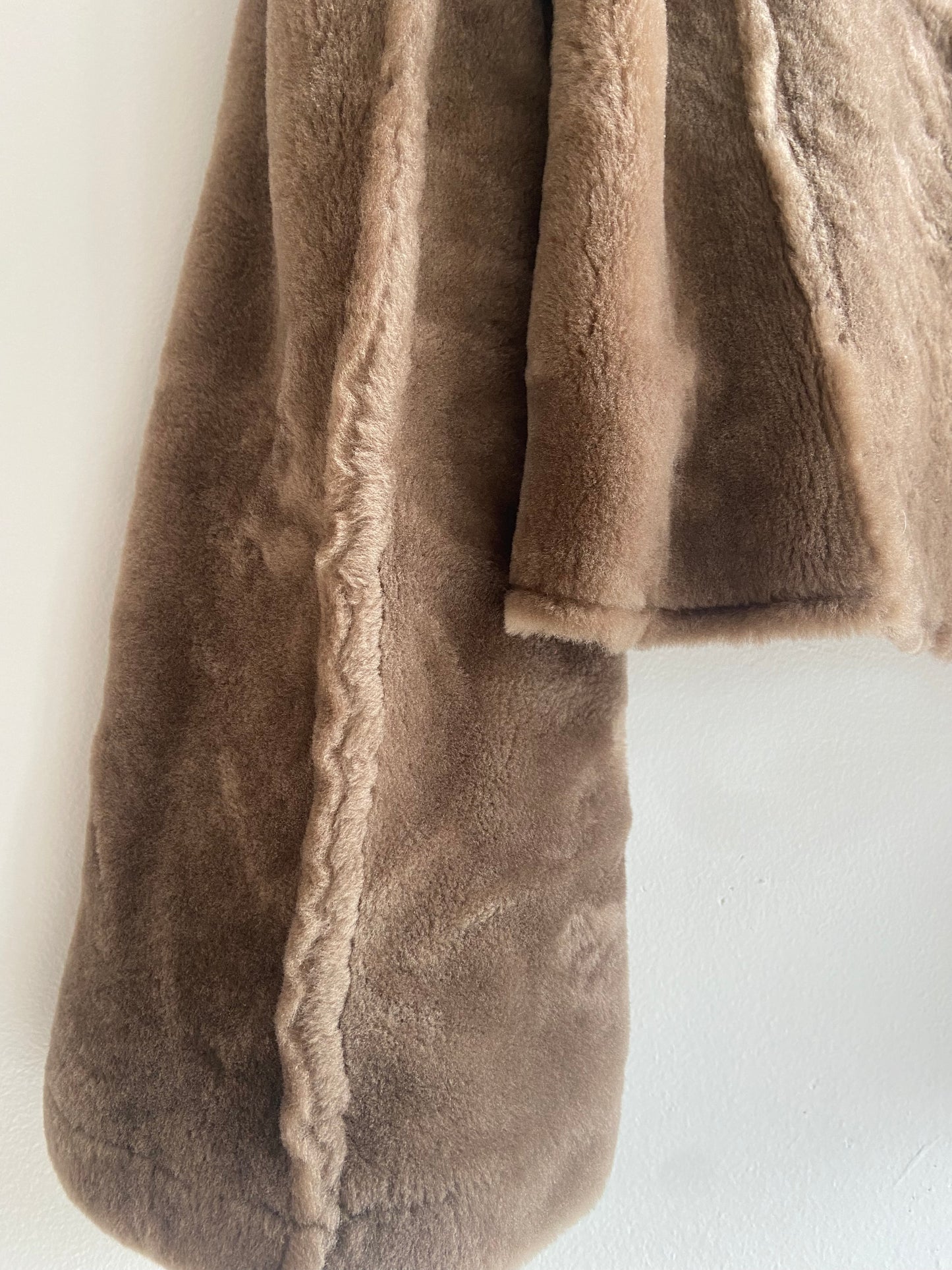 Cropped Shearling Coat SS1