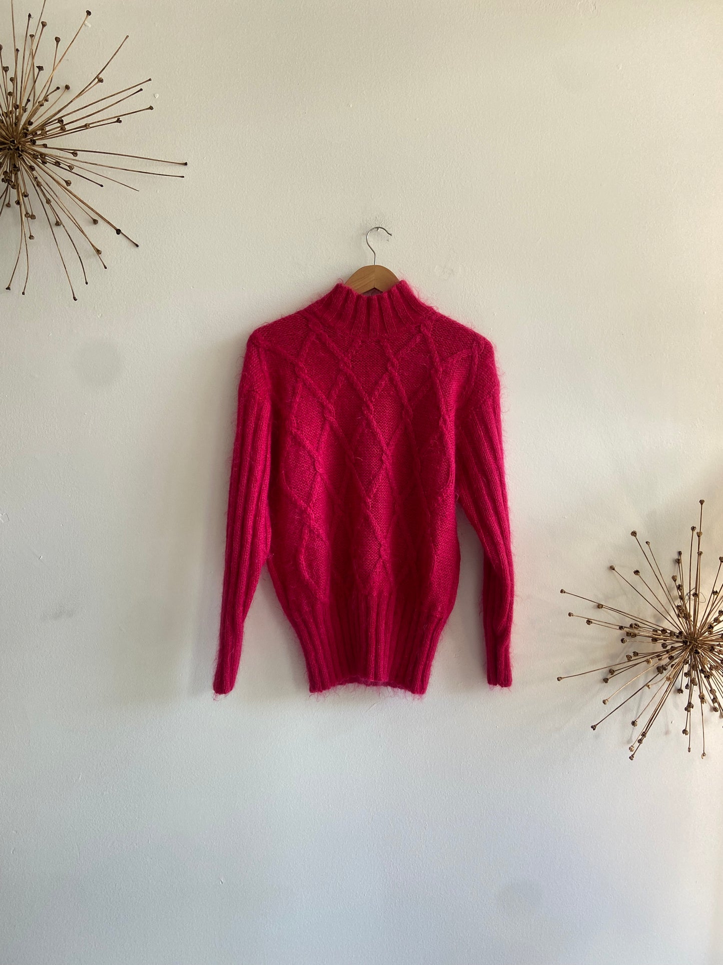 Hot pink mohair sweater SS 1-2