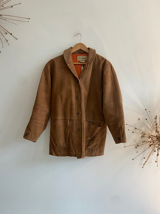 LL Bean Suede Coat SS 1-2