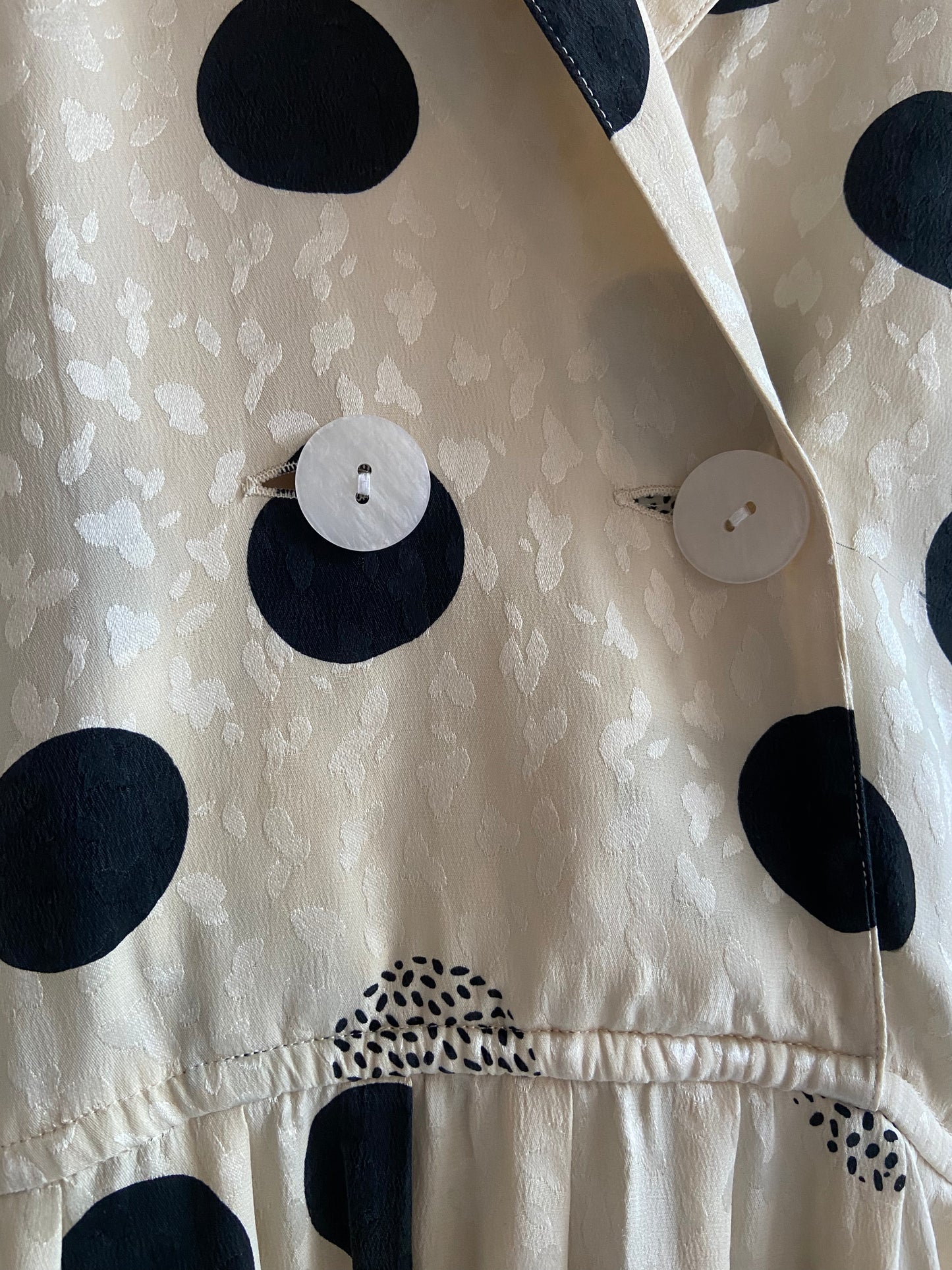 Silk polka dot dress SS 1