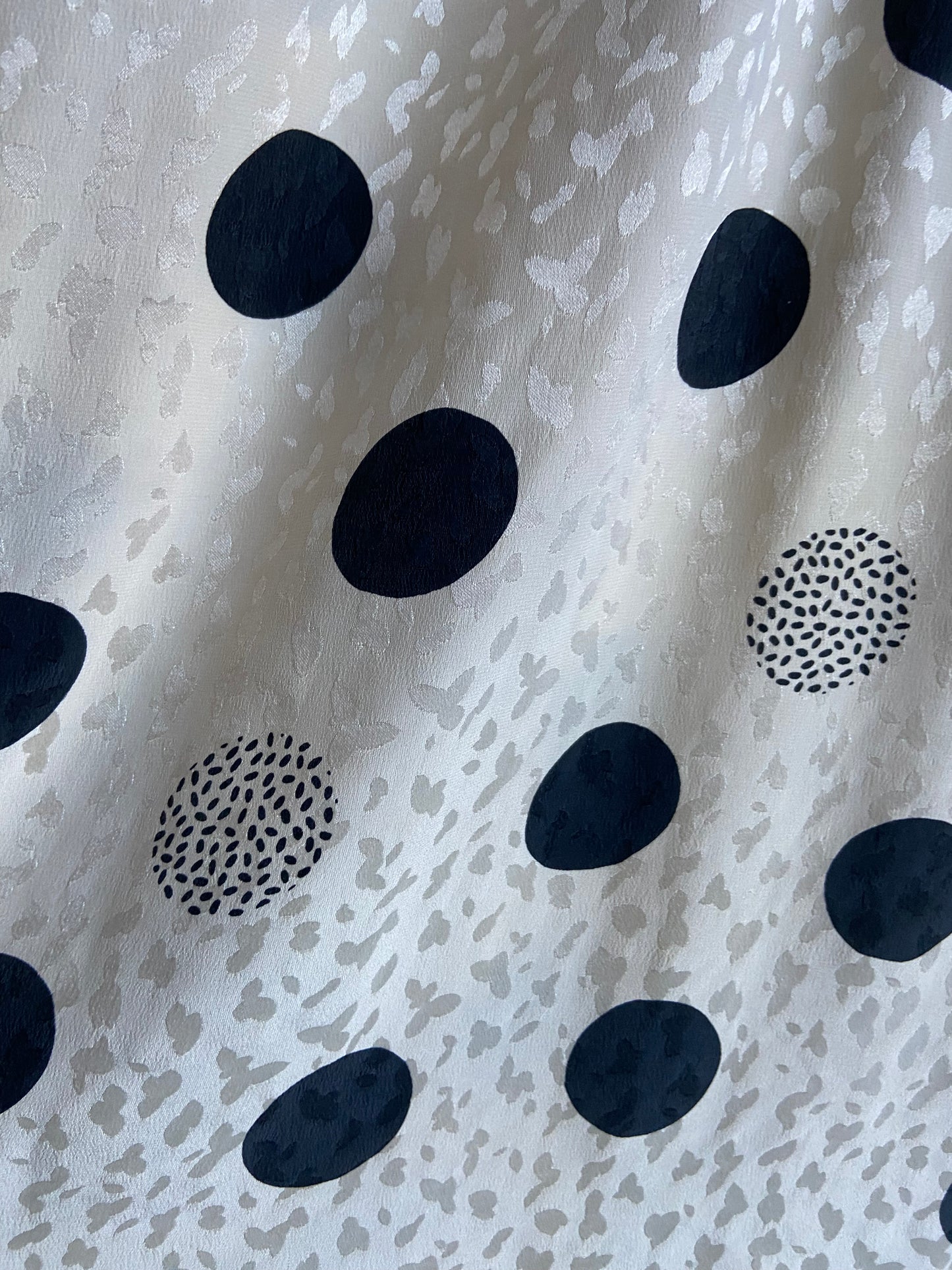 Silk polka dot dress SS 1