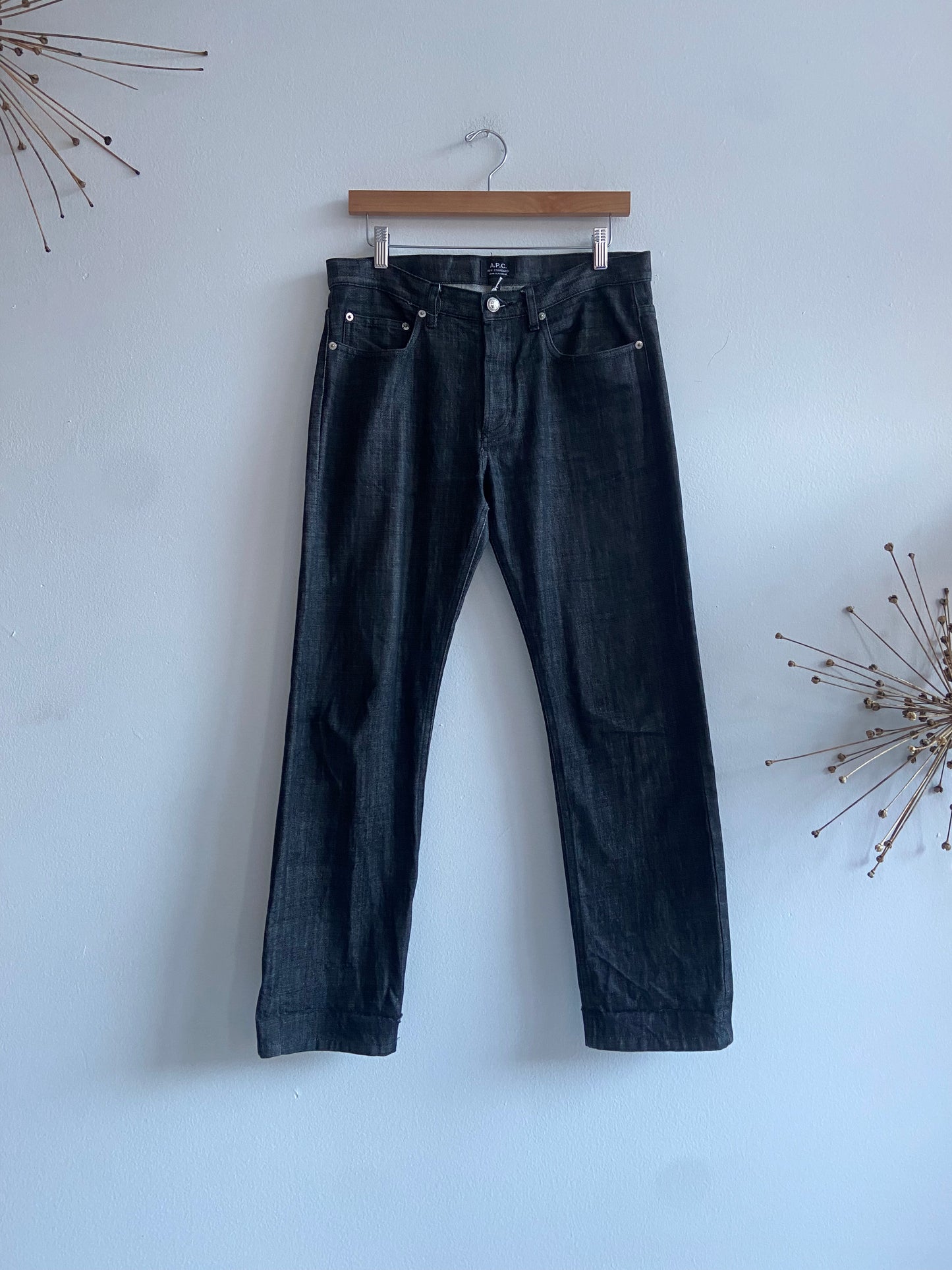 APC black wash denim SS2