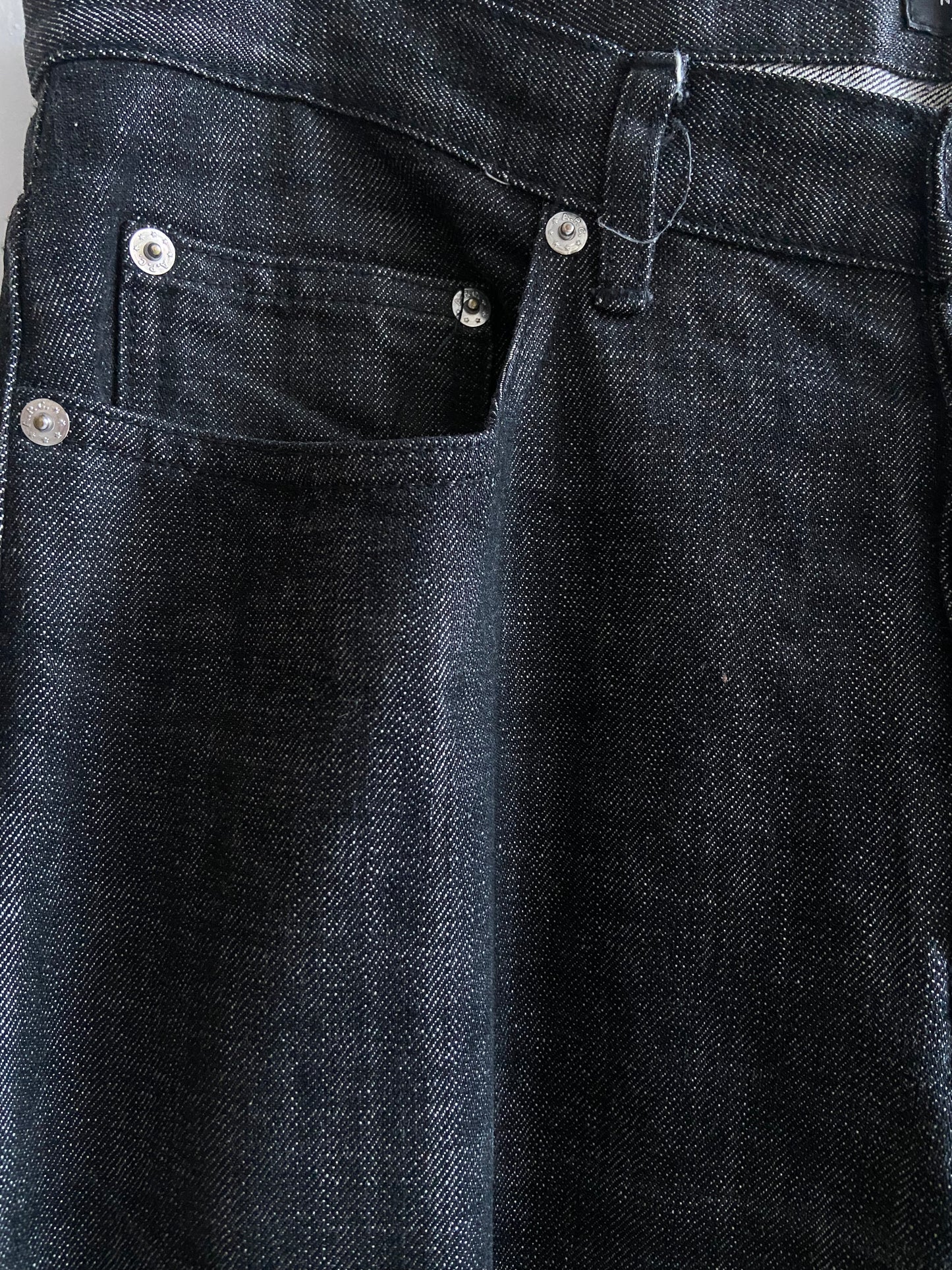 APC black wash denim SS2