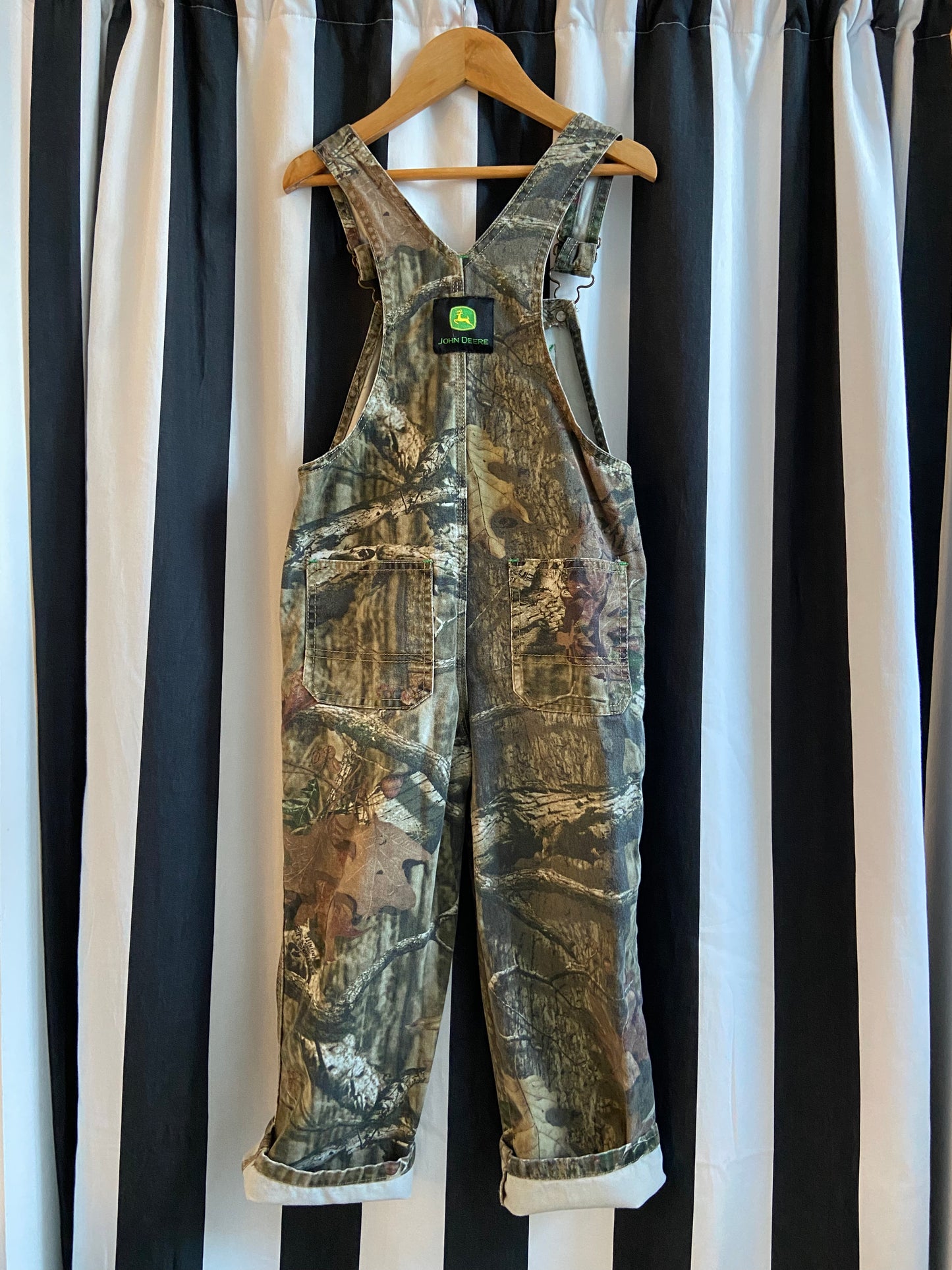 Little. Ones camo overalls size 7