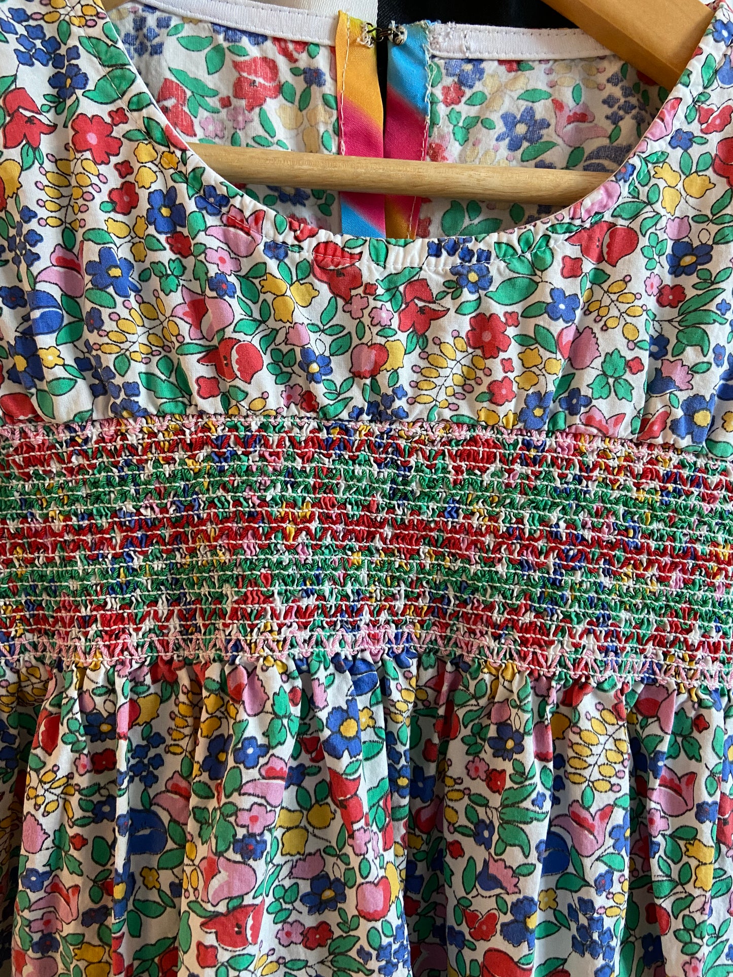 Little. Ones floral long sleeve dress size 5-7