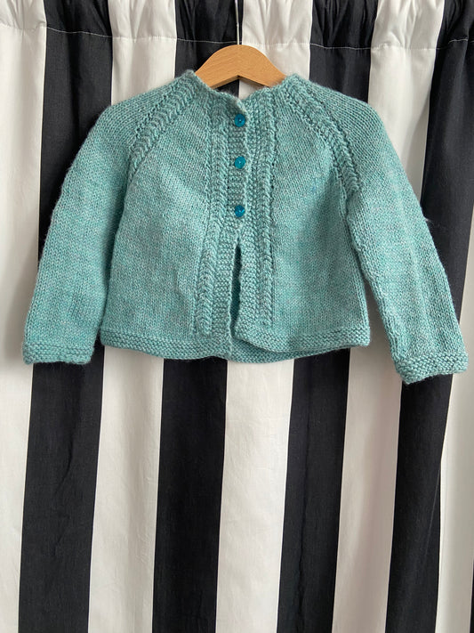 Little. Ones cardi aqua size 2-3