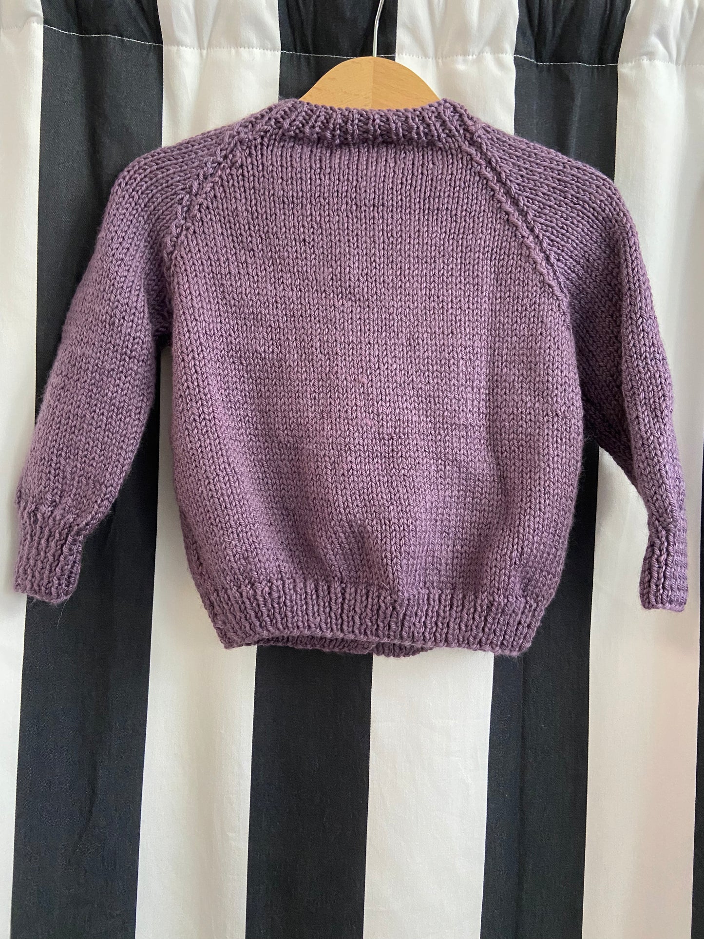 Little. Ones cardi aubergine size 2-3