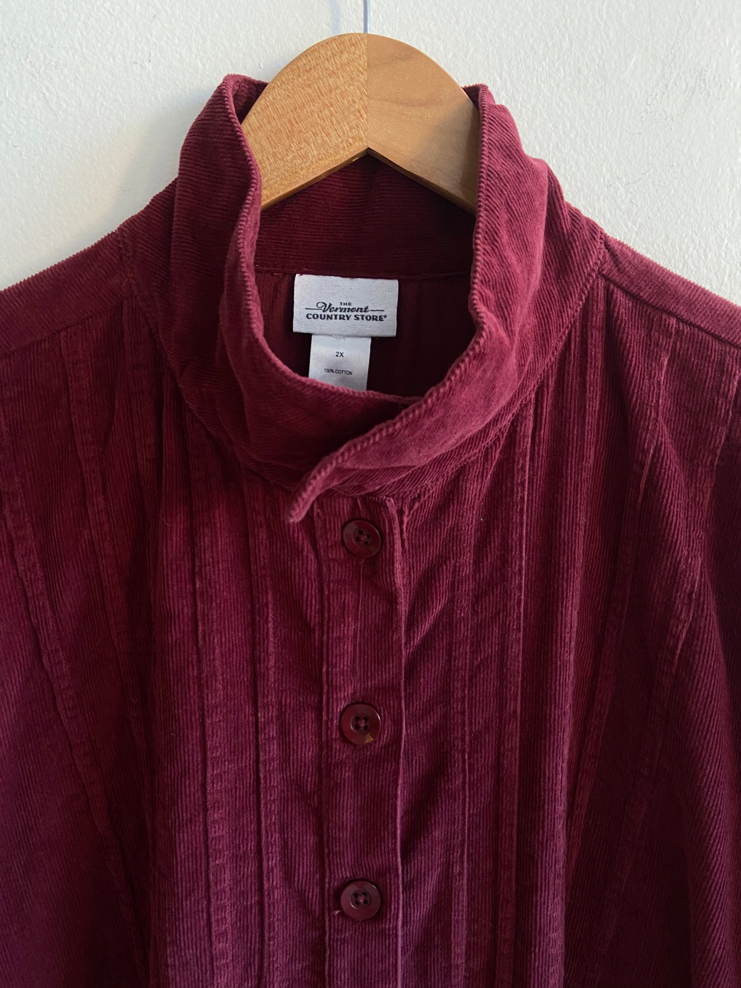 Corduroy burgundy dress SS3