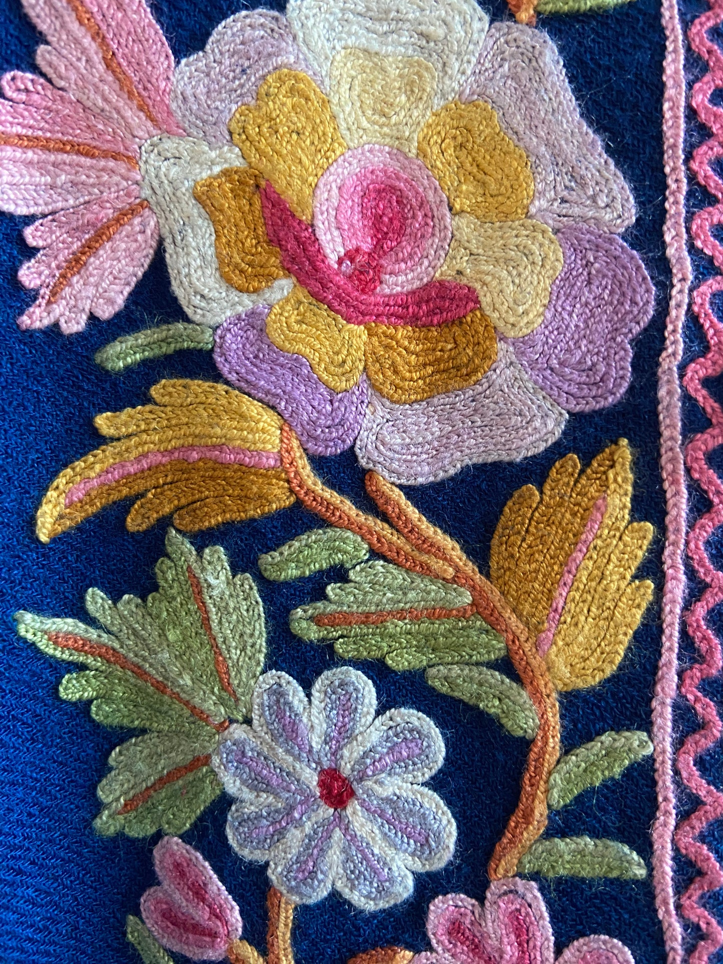 Floral embroidered wool jacket SS 1-2