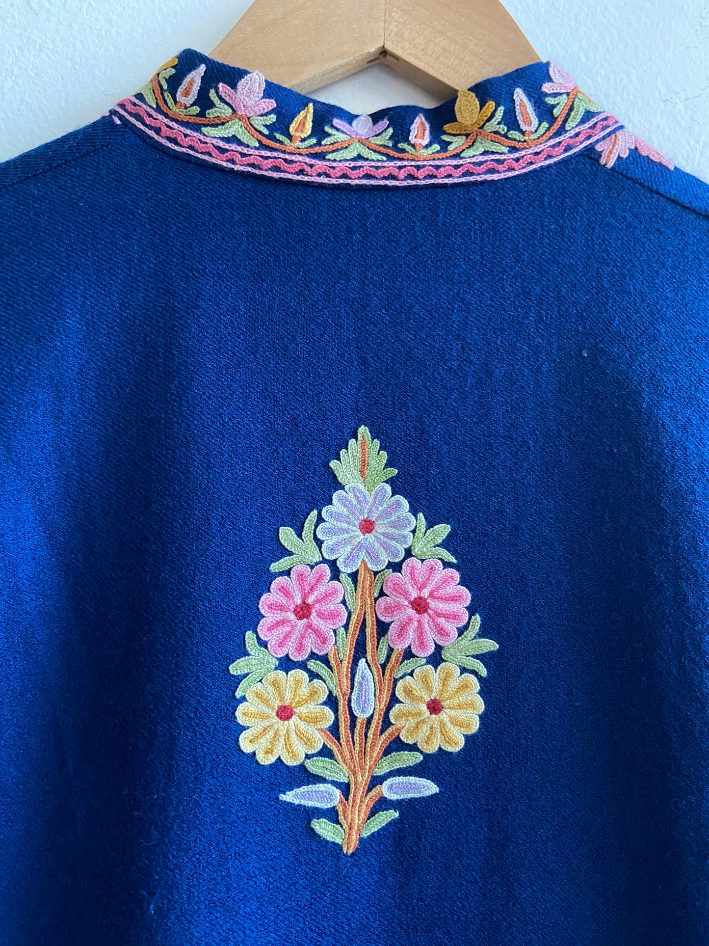 Floral embroidered wool jacket SS 1-2