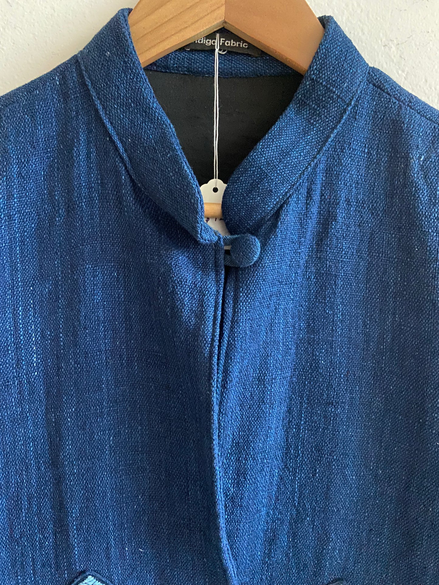 Indigo cotton jacket SS1