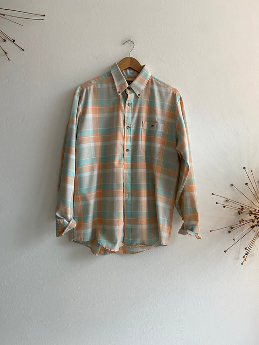 Pastel plaid button-up SS 1-2