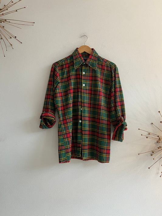 Flannel button-up SS 1-2