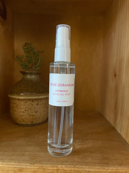 Heilbron Herbs rose geranium hydrosol and toner facial mist