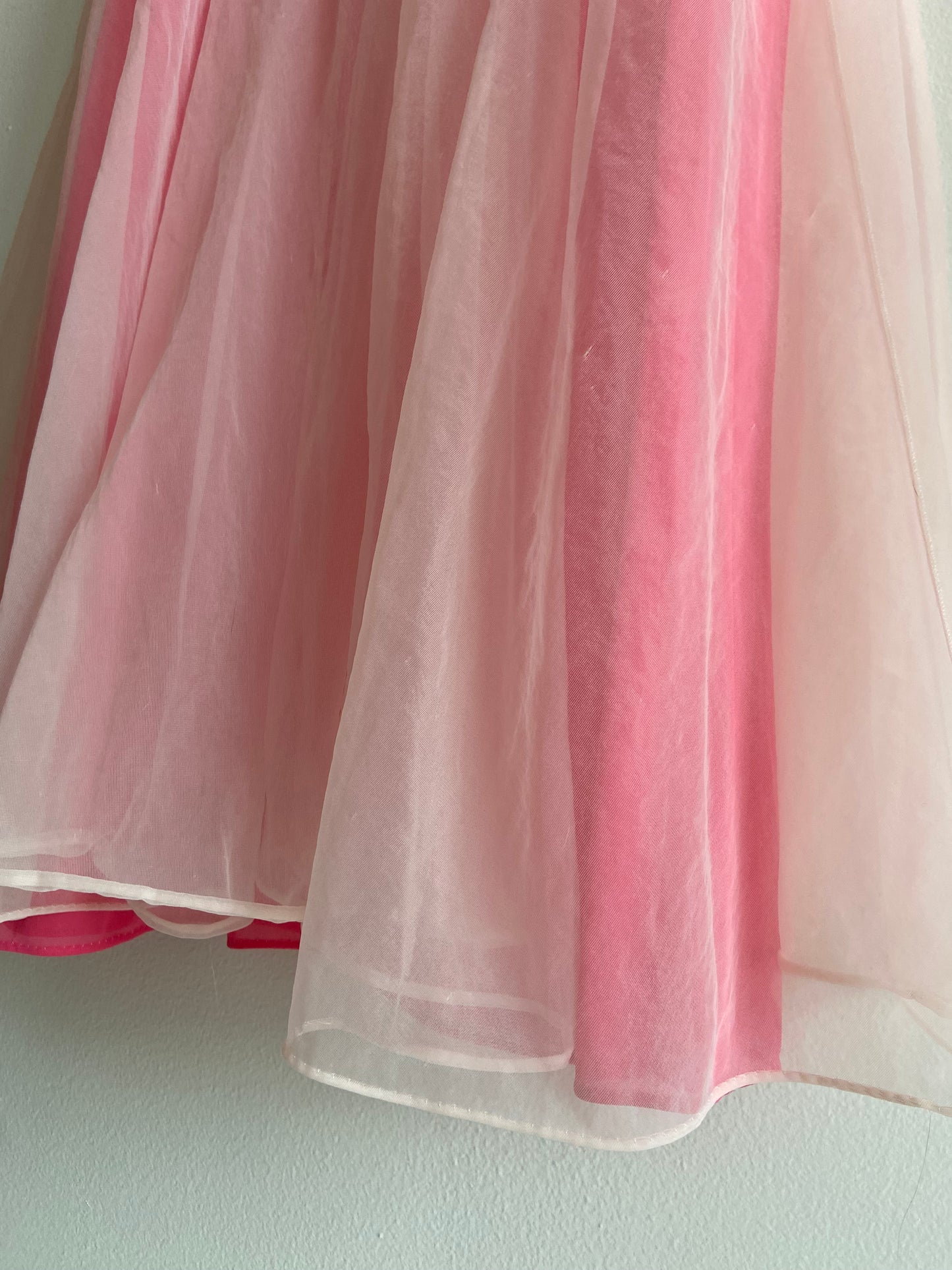 Vintage pink trapeze dress SS 1-2